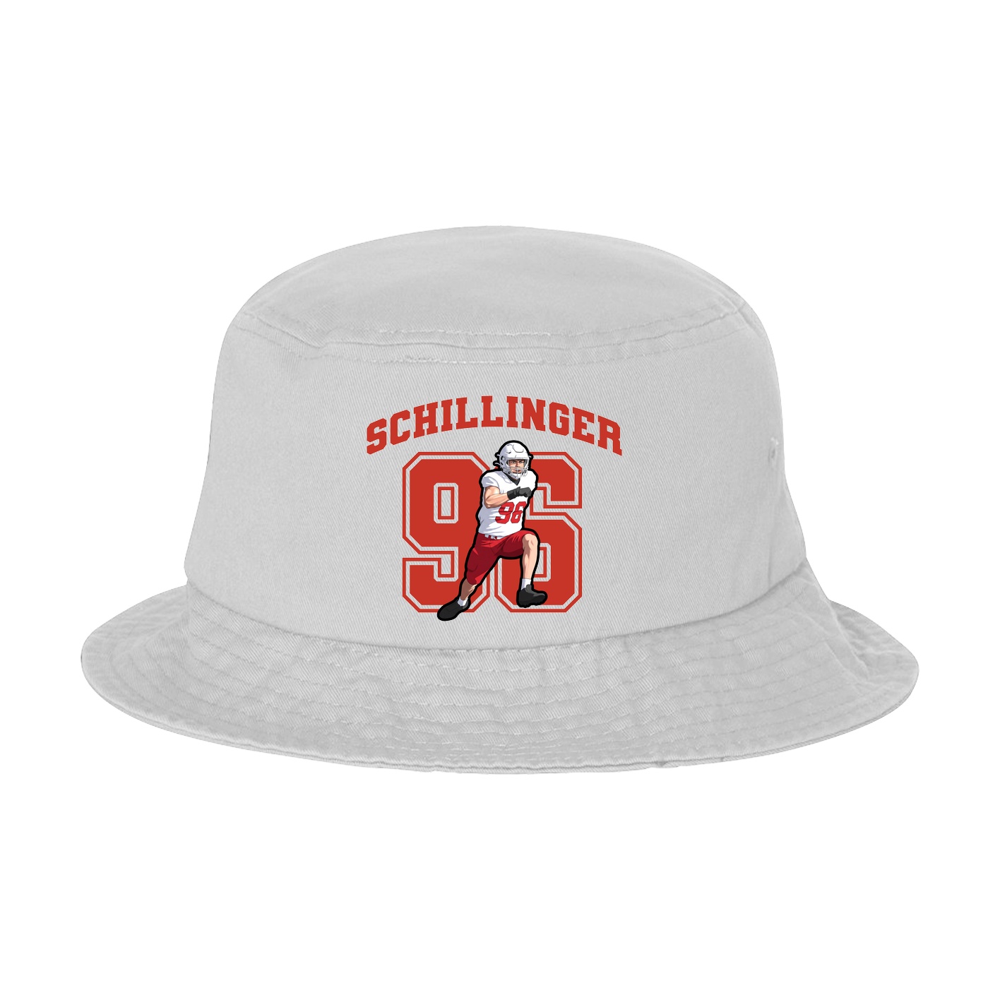 Bucket Cap — Number in White