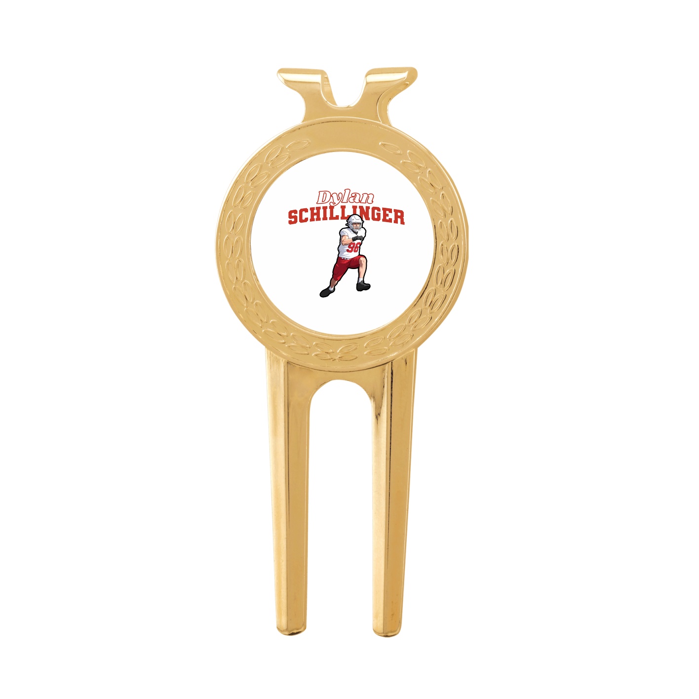 Divot Tool with Ball Marker — Name Arch in Classic