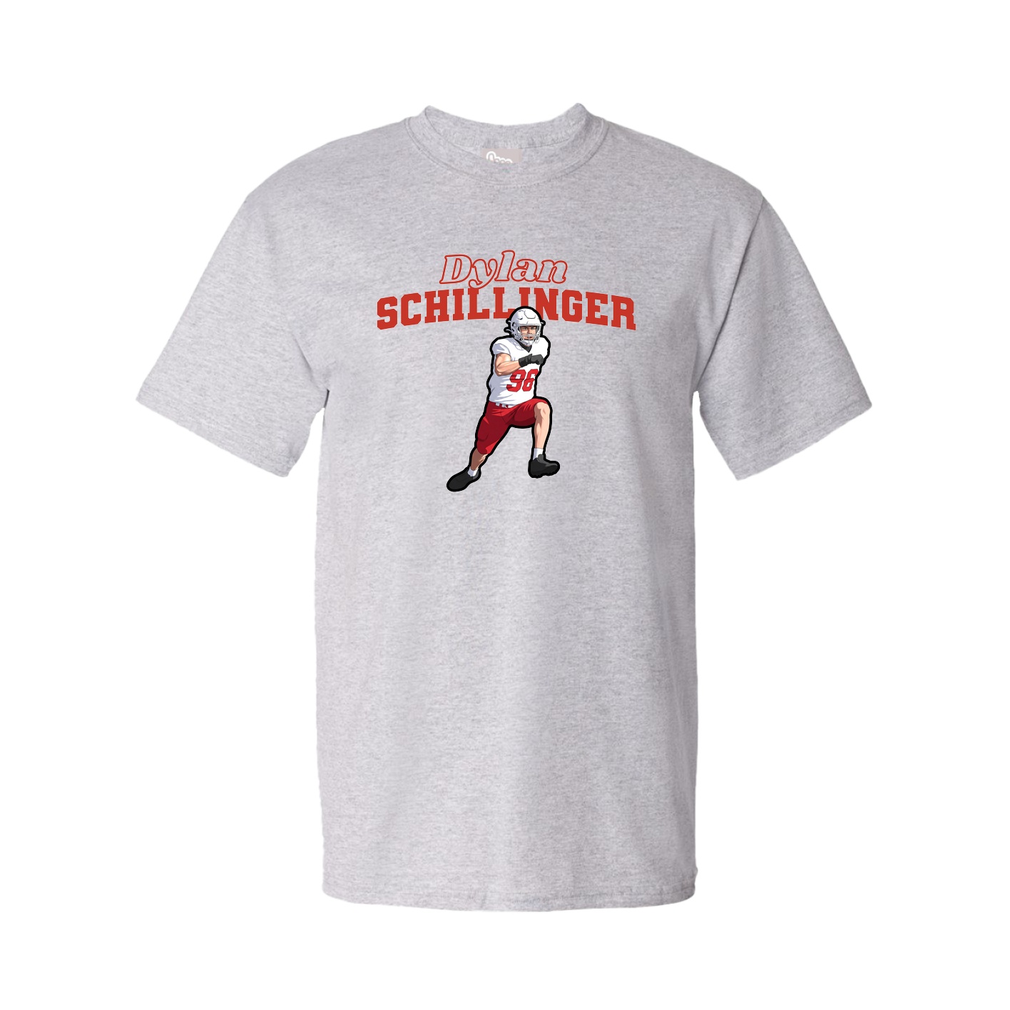 Tee — Name Arch in Grey