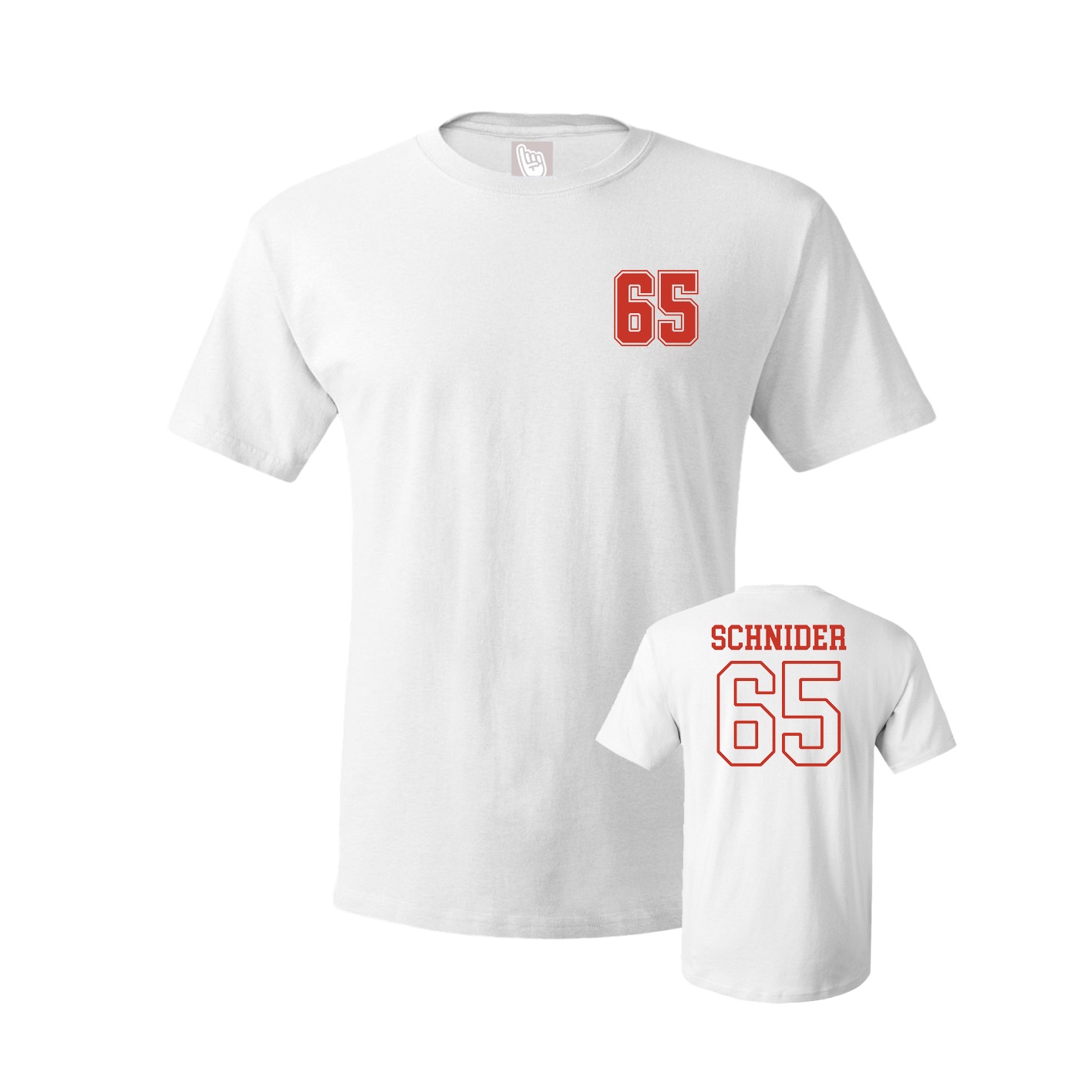 Tee — Chest Back in White