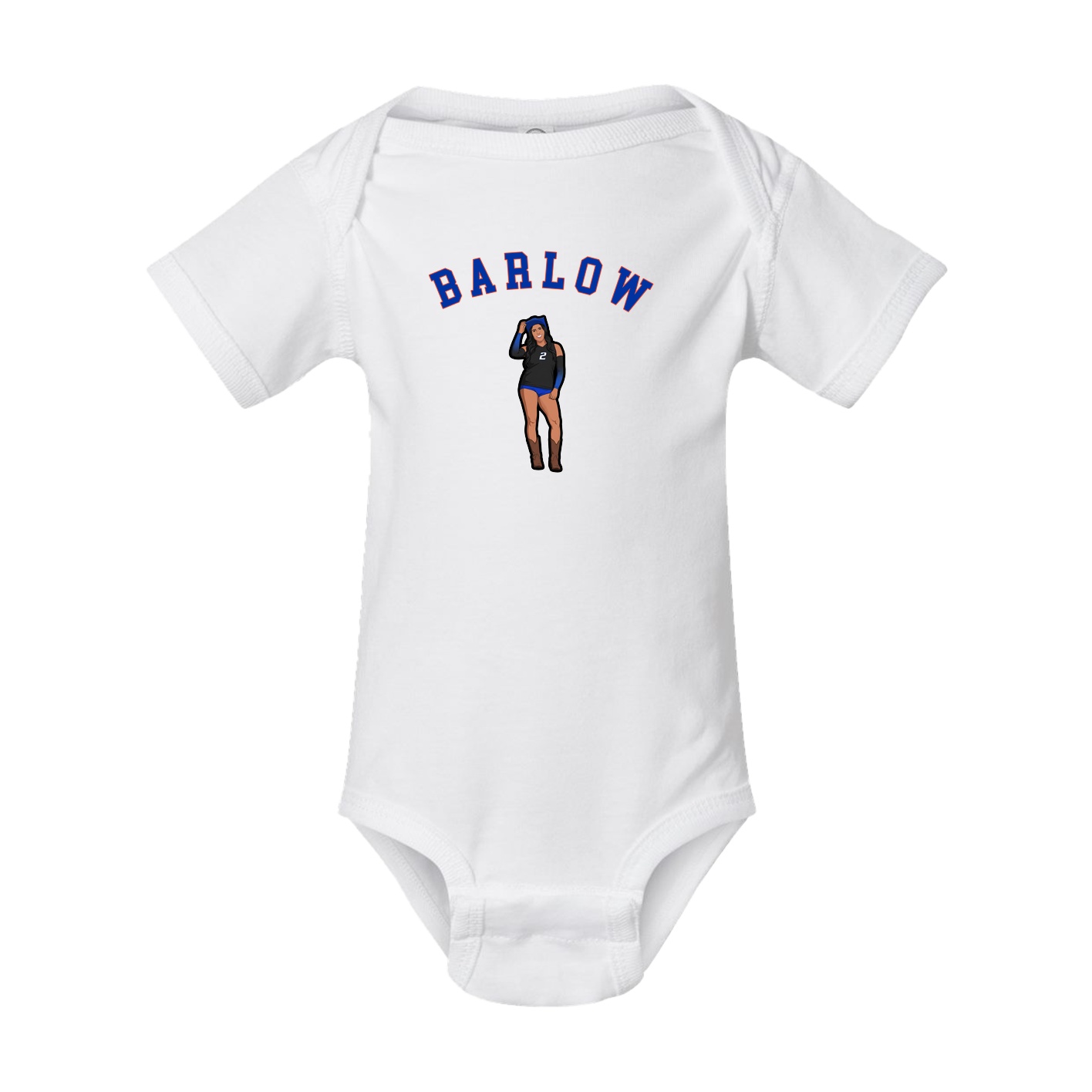 Baby Onesie — Shirsey Arch in White