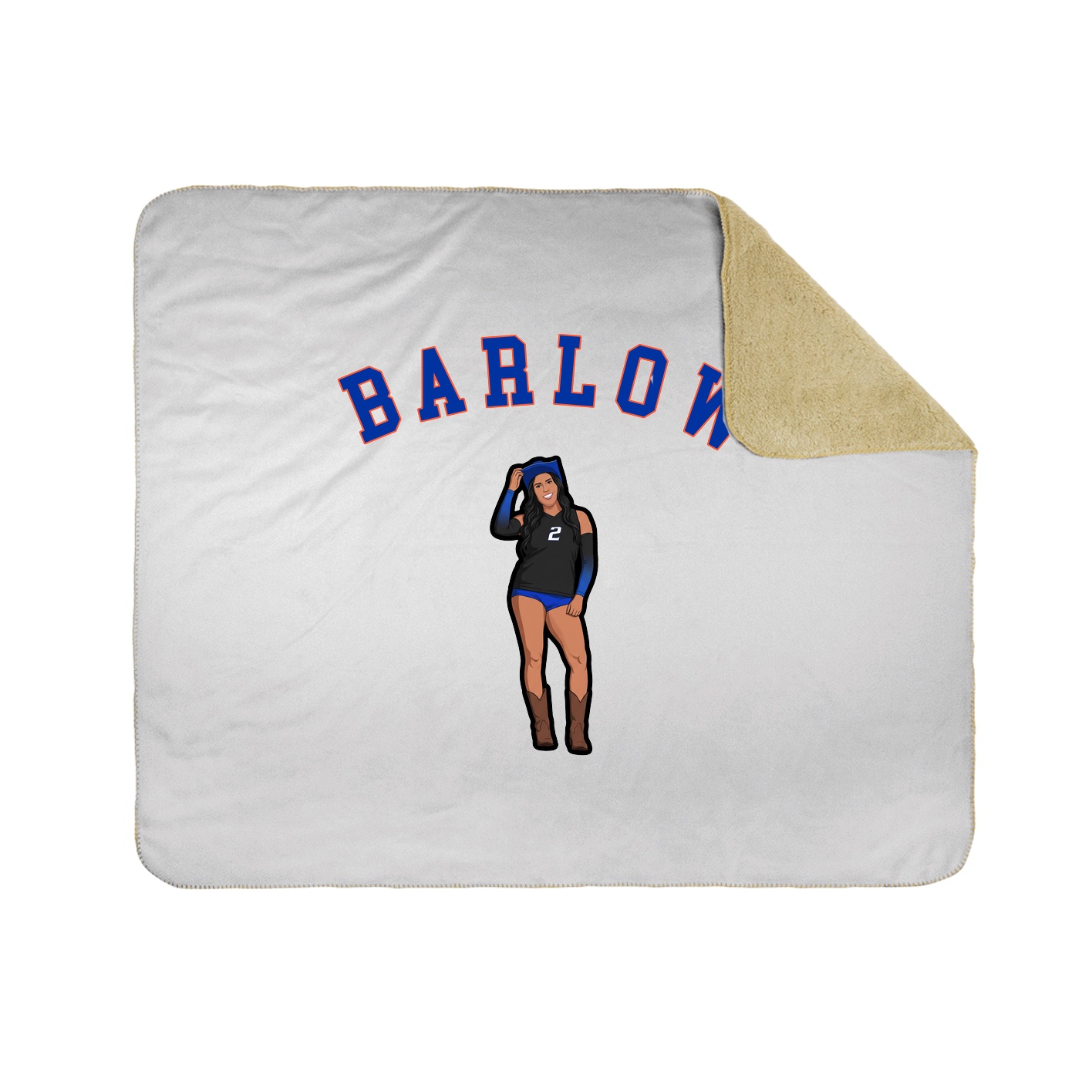 Throw Blanket — Shirsey Arch in White