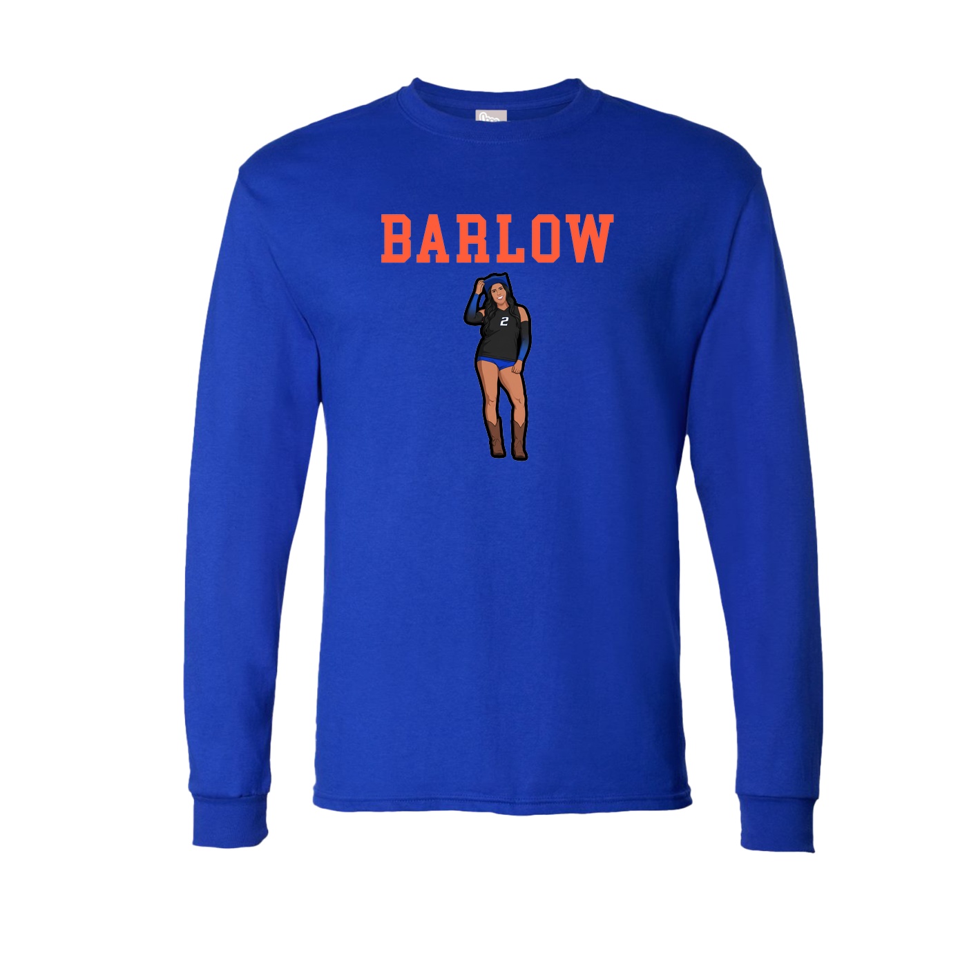 Long Sleeve Tee — Shirsey in Royal