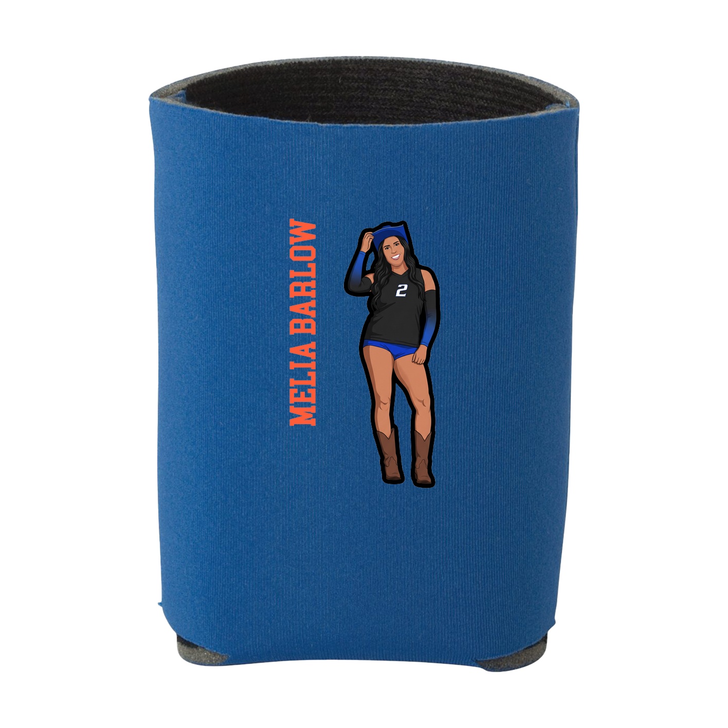 Can Holder — Name Vertical in Royal