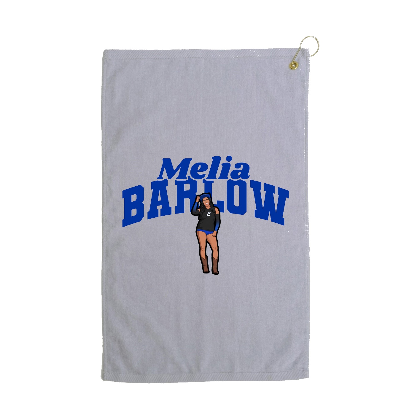 Golf Towel — Signature Arch in Grey