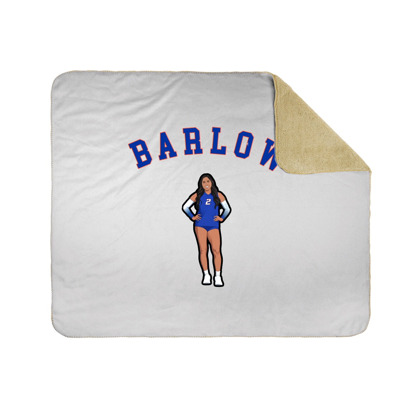Throw Blanket — Shirsey Arch in White