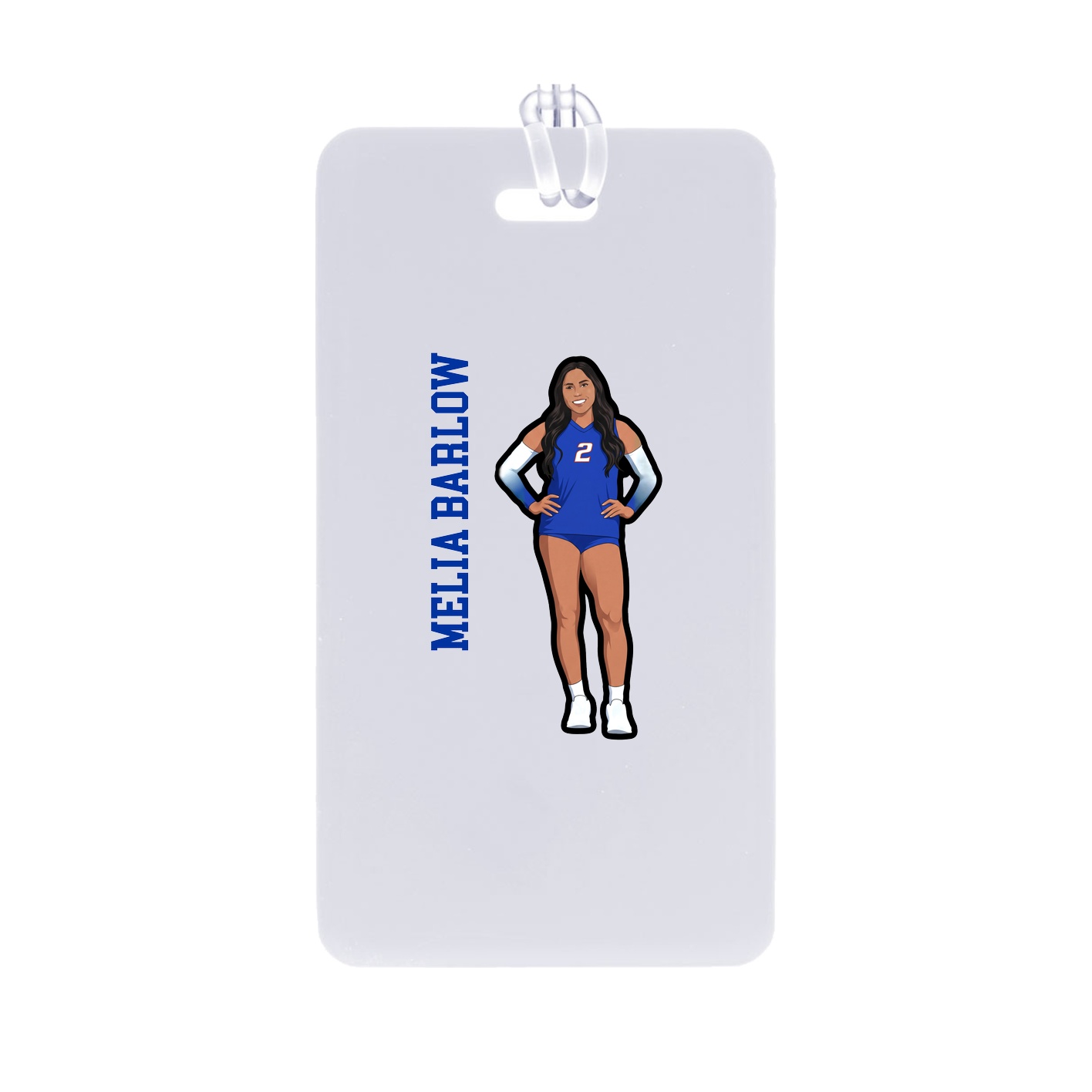 Bag Tag — Name Vertical in Classic