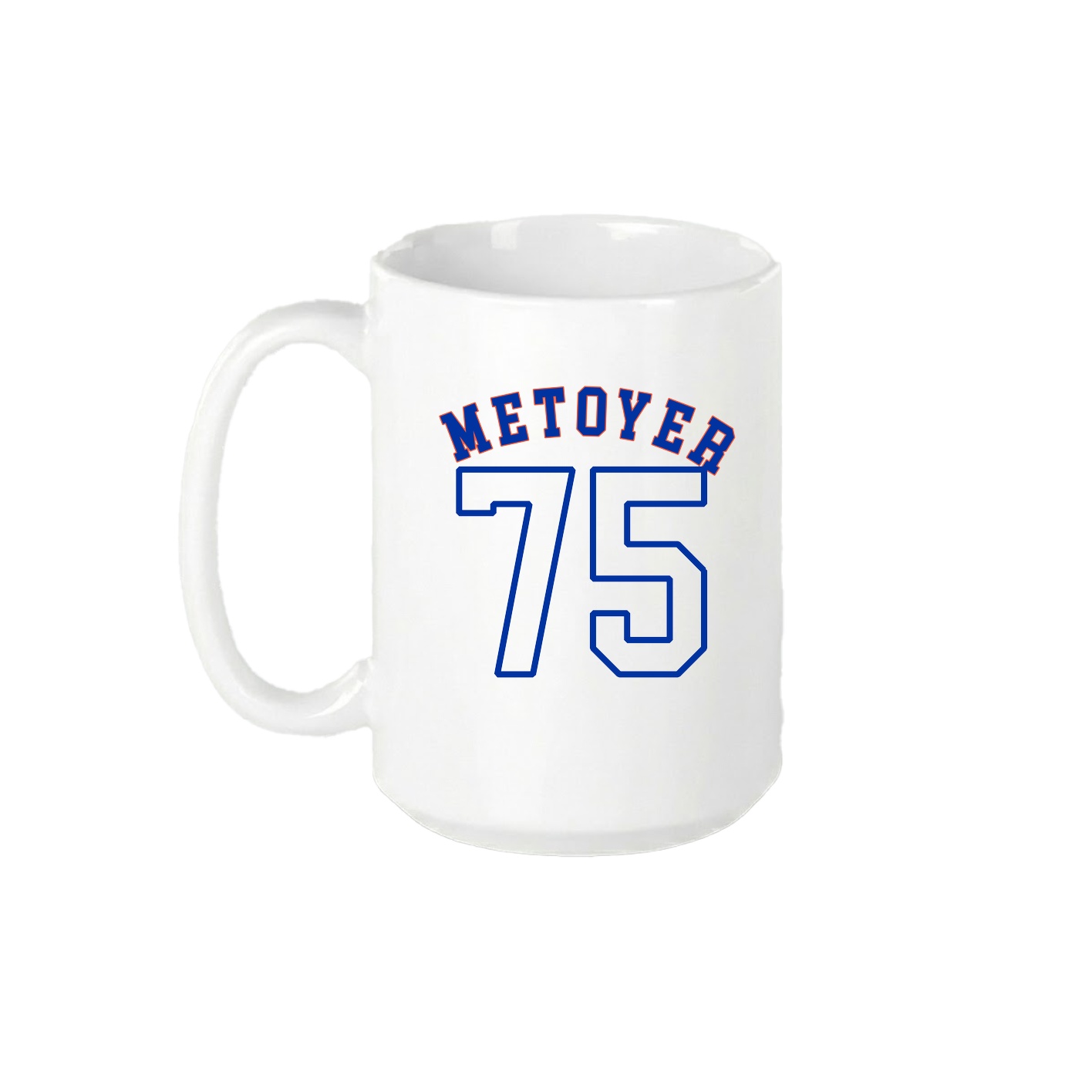 15oz Coffee Mug — Shirsey Arch in White