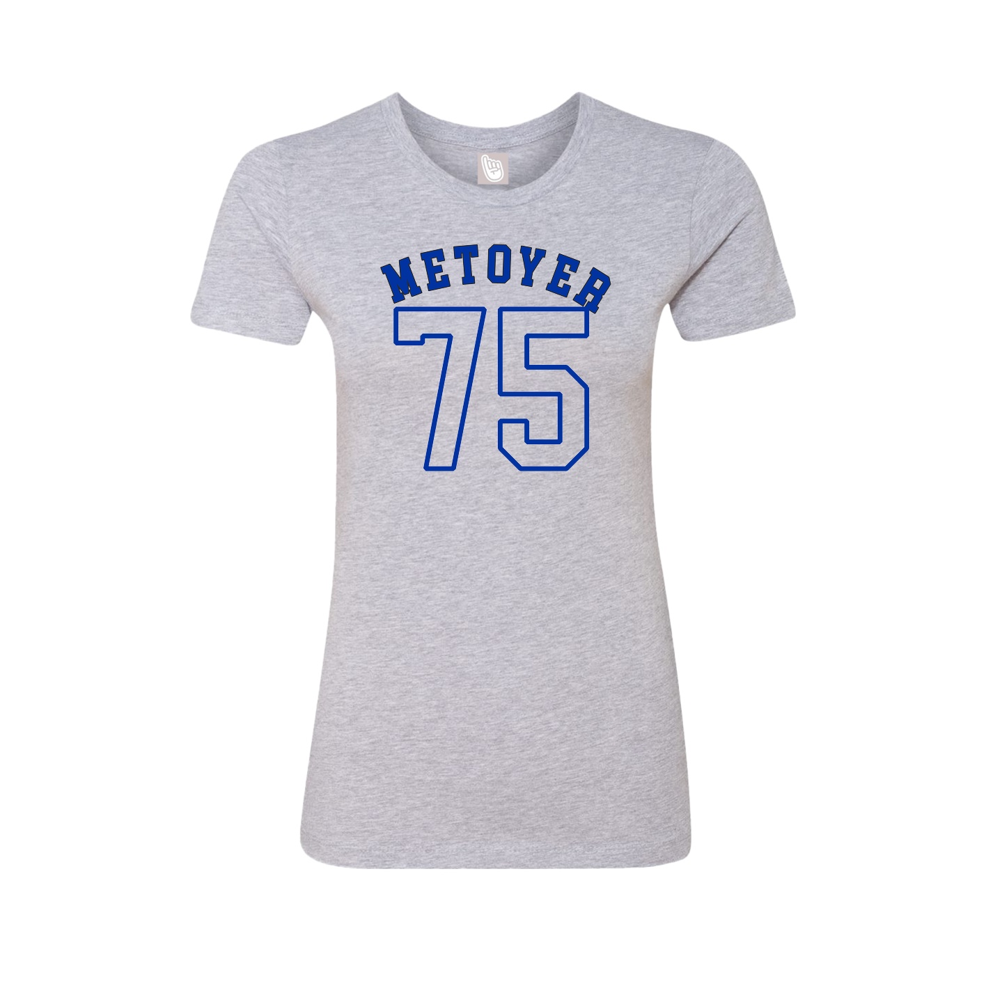 Fitted Women's Tee — Shirsey Arch in Grey