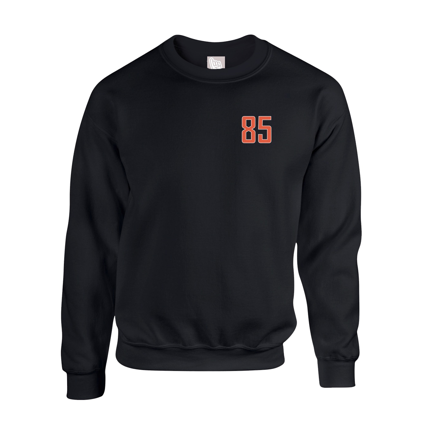 Fleece Crew — Front Shirsy in Black