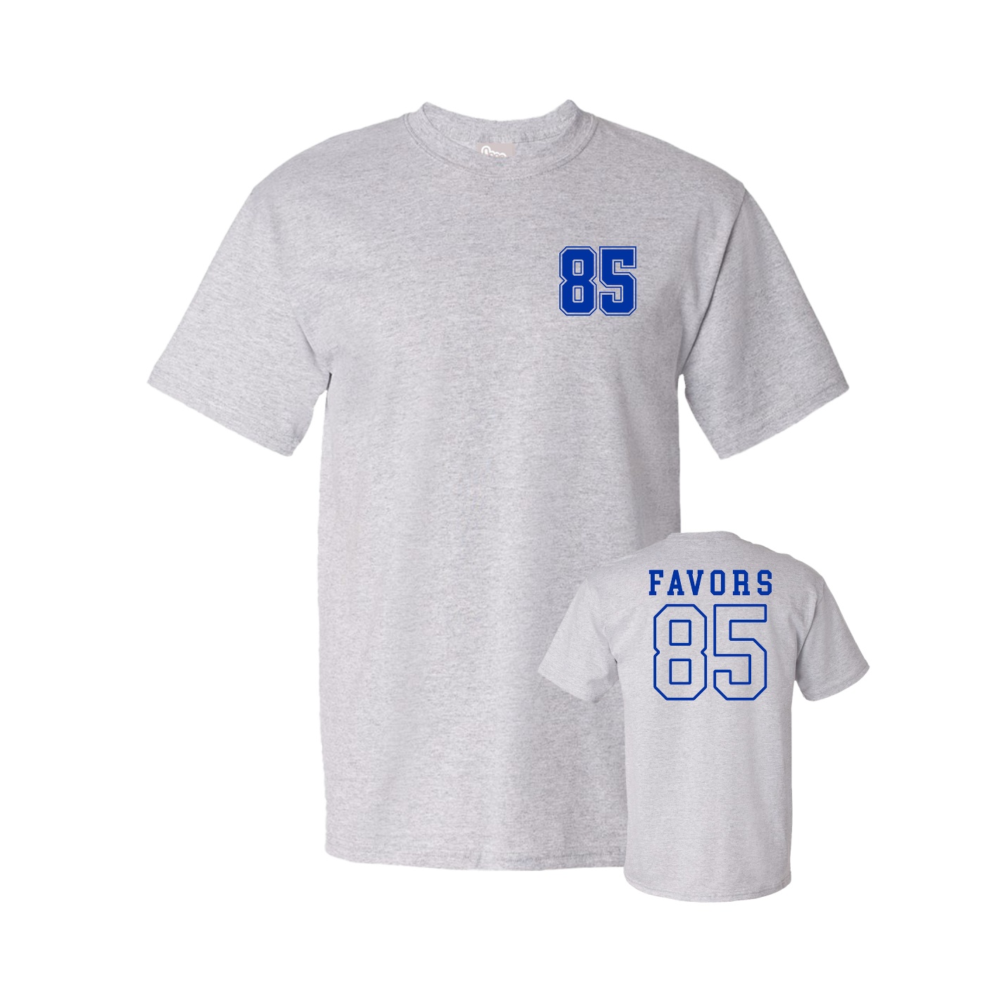 Youth Tee — Chest Back in Grey