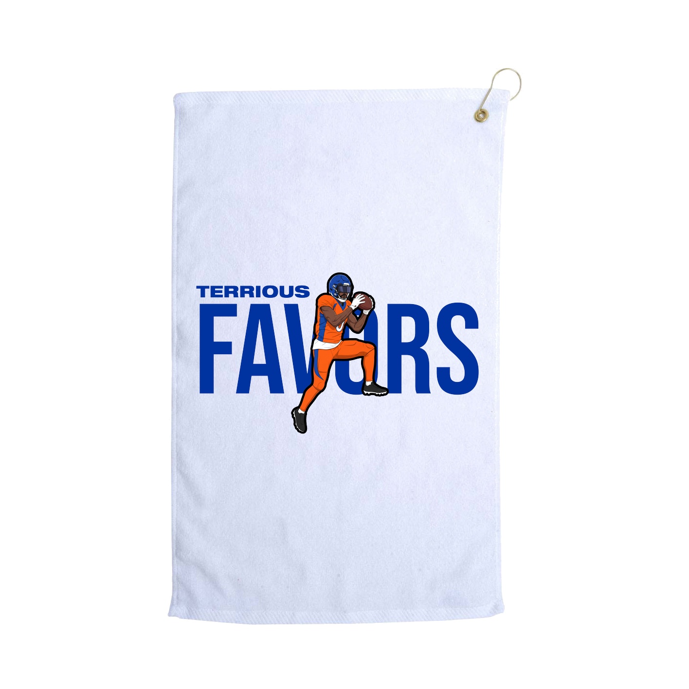 Golf Towel — Player Name in White