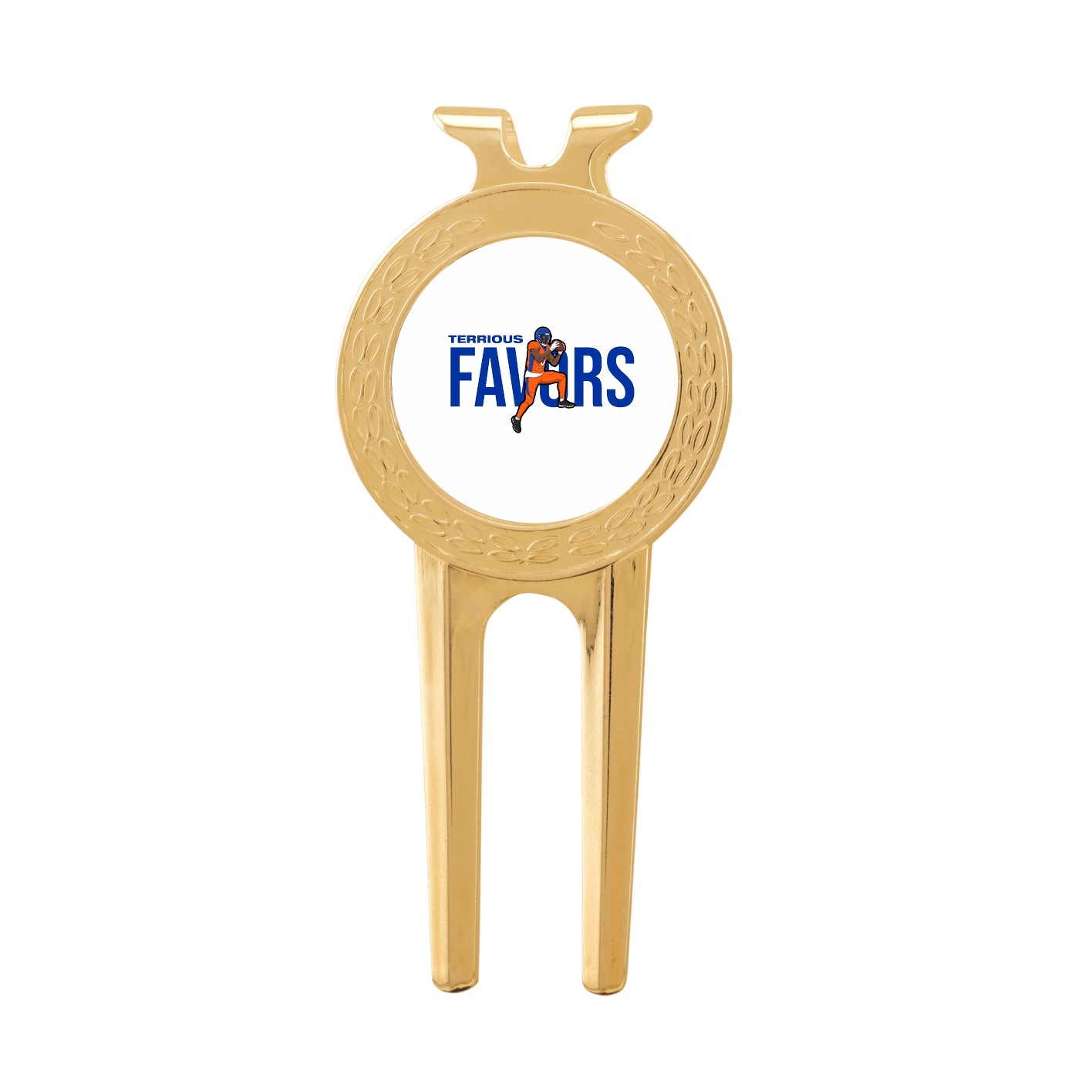 Divot Tool with Ball Marker — Player Name in Classic