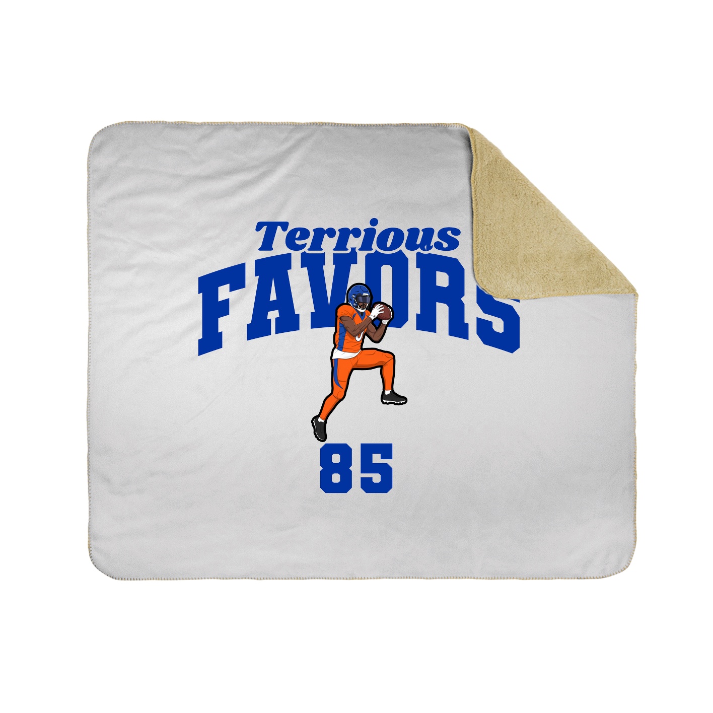 Throw Blanket — Signature Arch in White