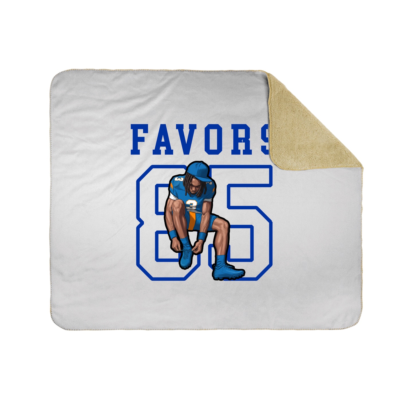 Throw Blanket — Shirsey in White