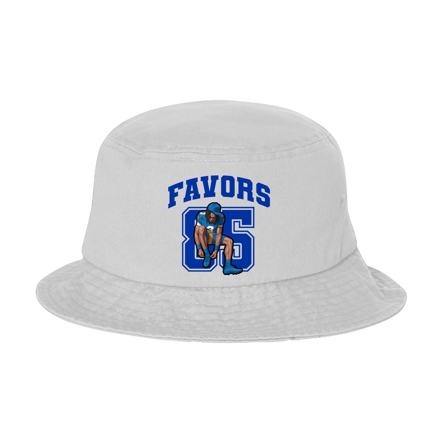Bucket Cap — Number in White