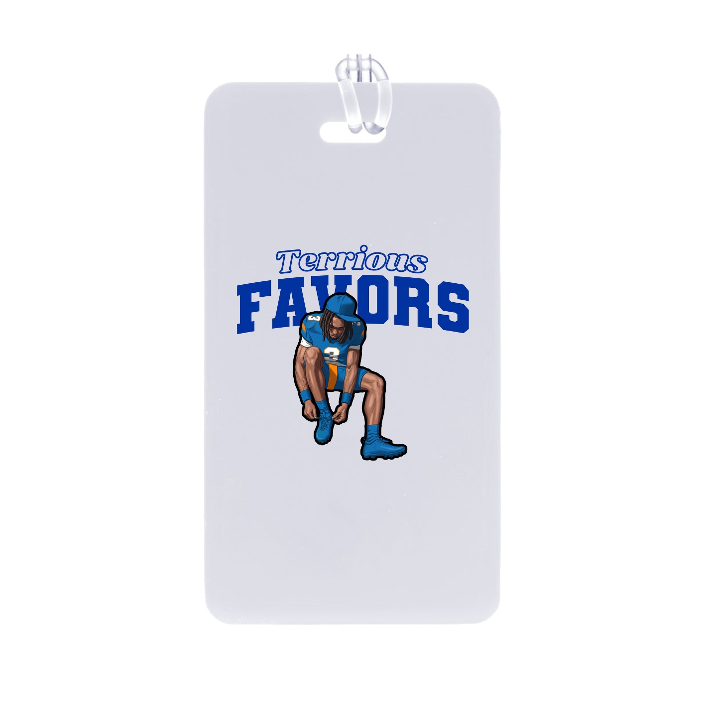 Bag Tag — Name Arch in Classic