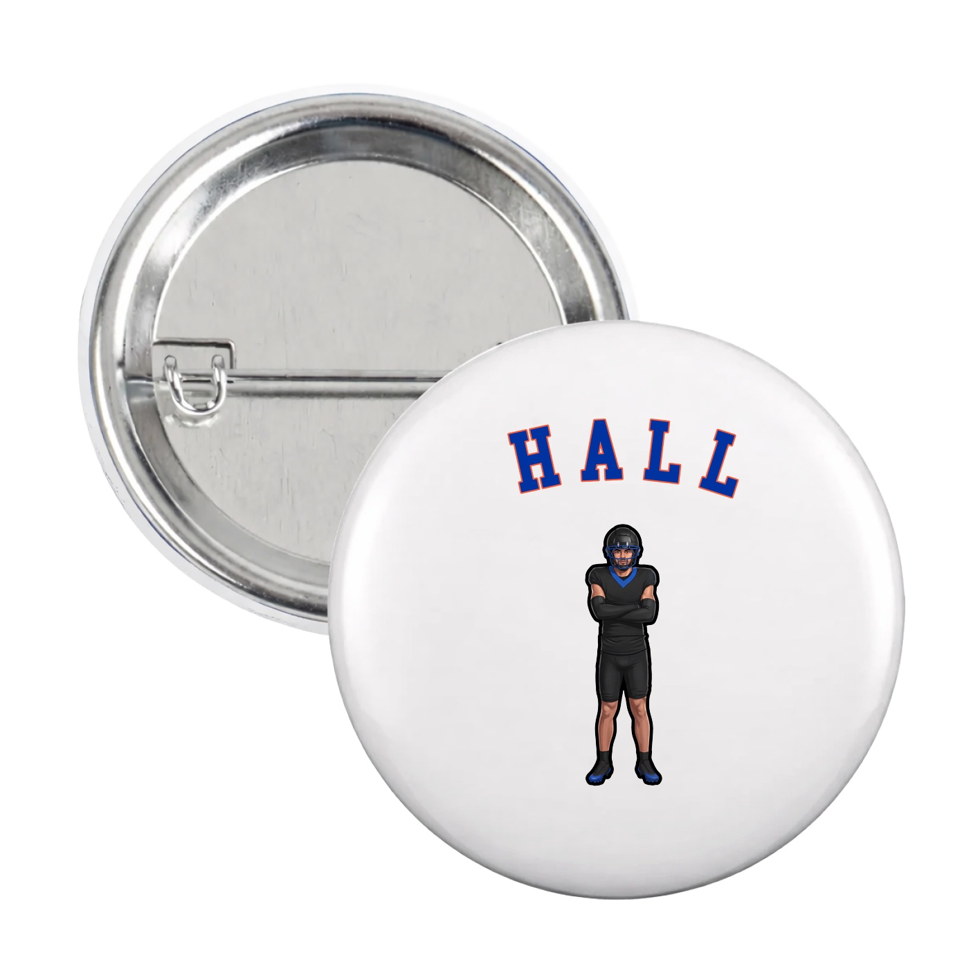 Game Day Button — Shirsey Arch in White