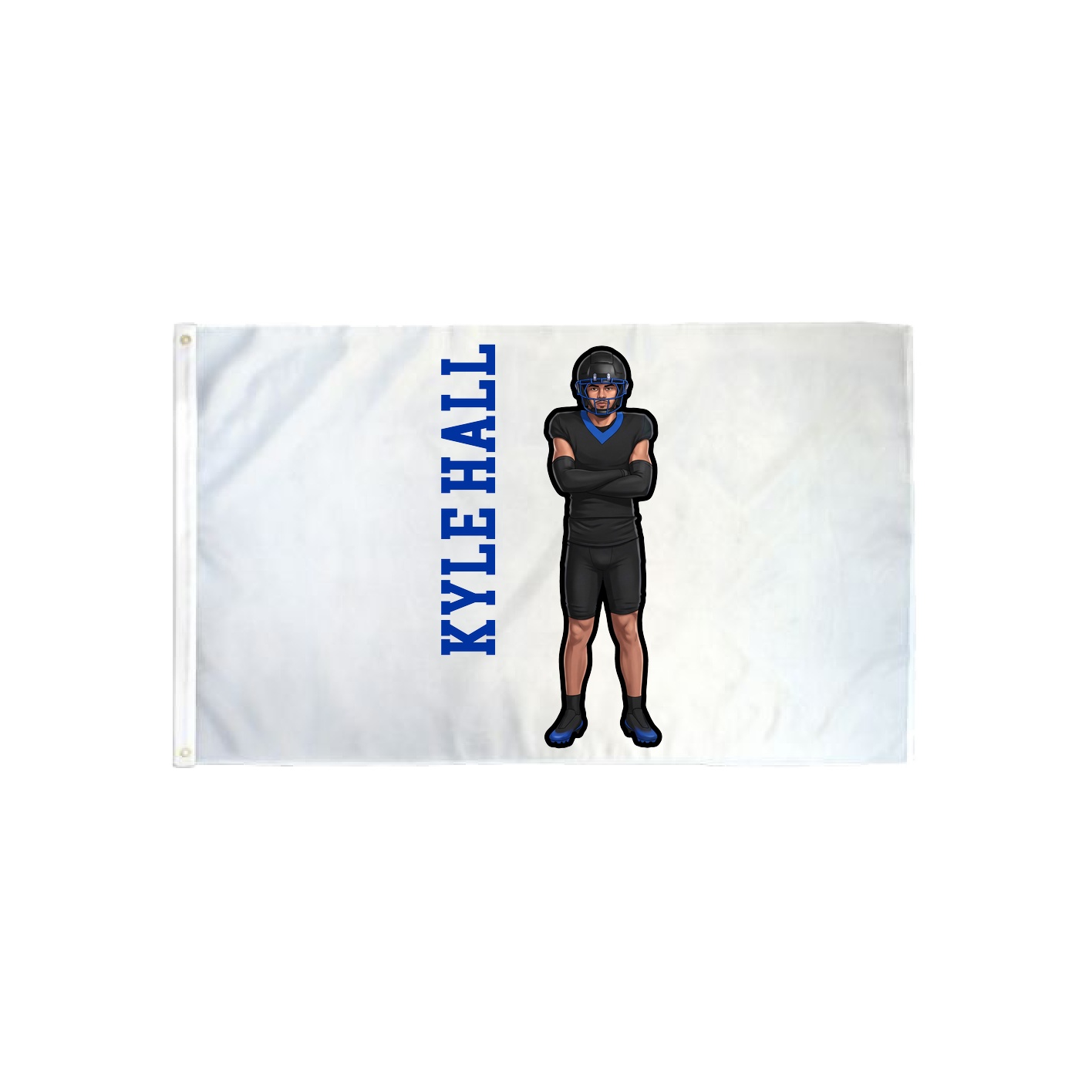 3x5 Flag — Name Vertical in Classic