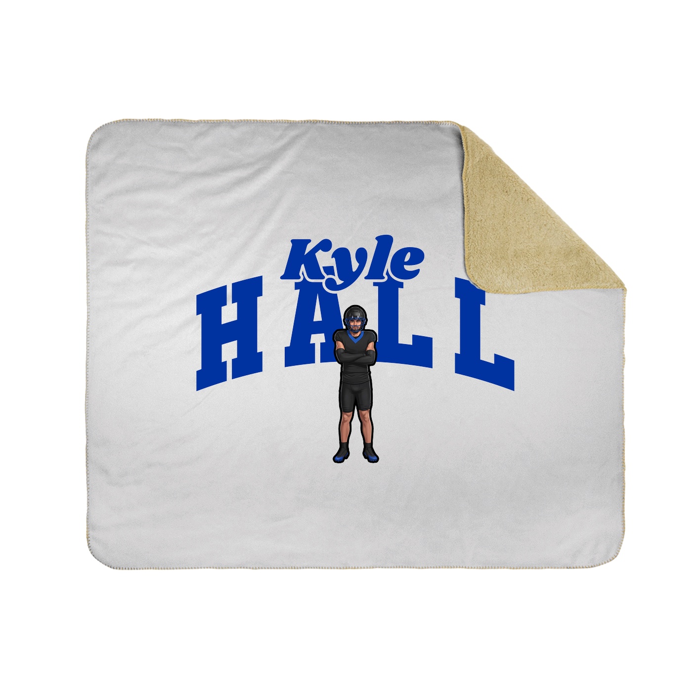 Throw Blanket — Signature Arch in White