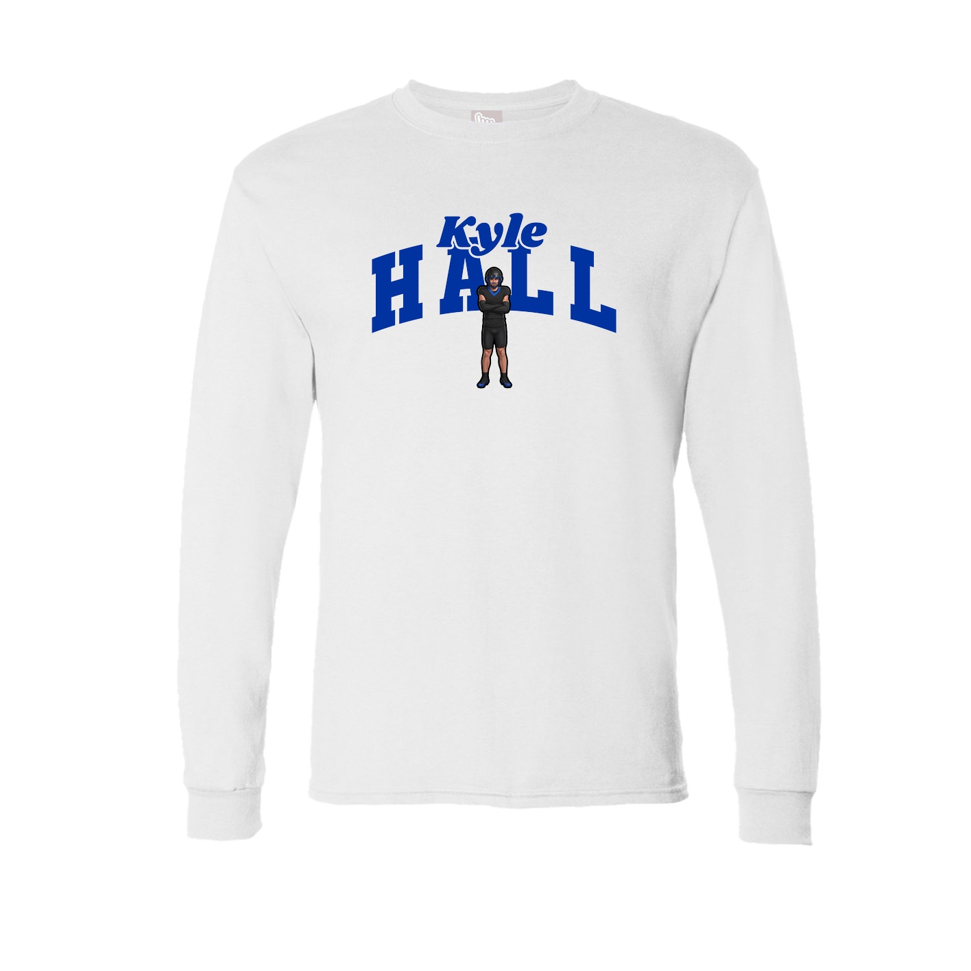 Long Sleeve Tee — Signature Arch in White