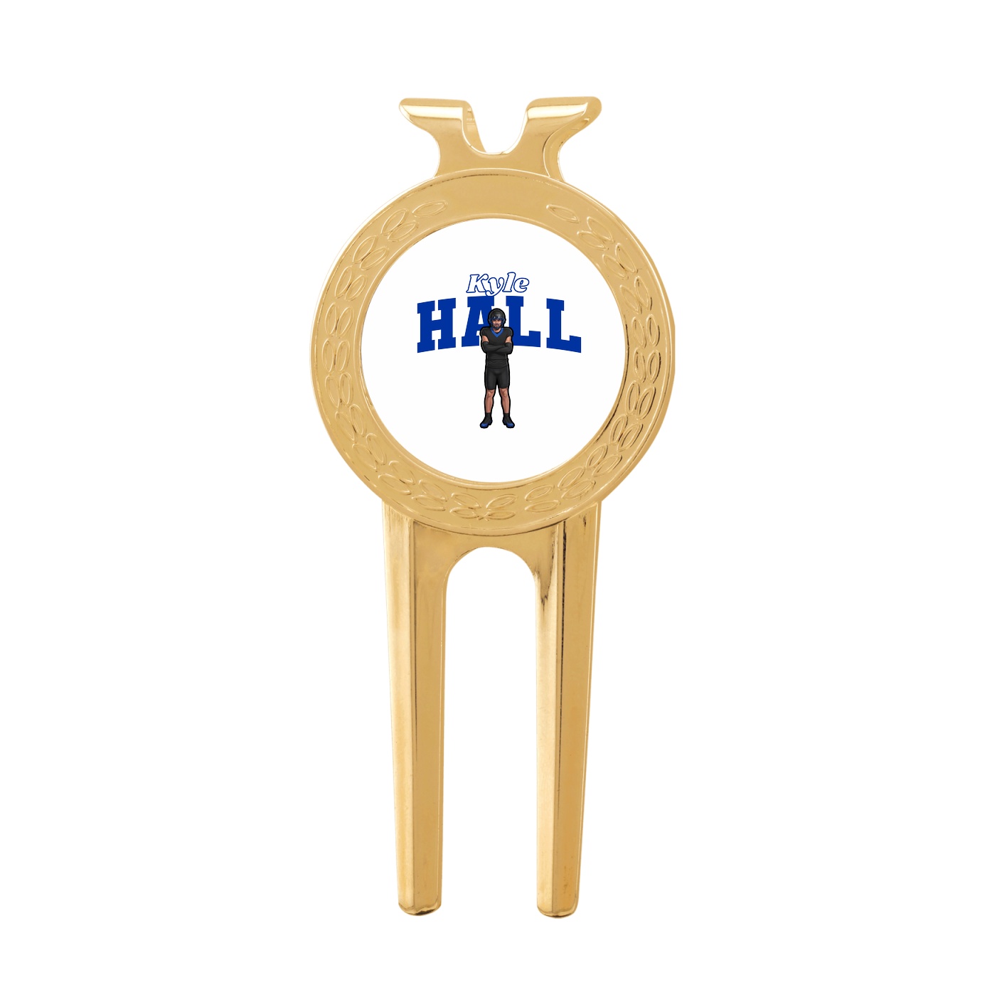 Divot Tool with Ball Marker — Name Arch in Classic