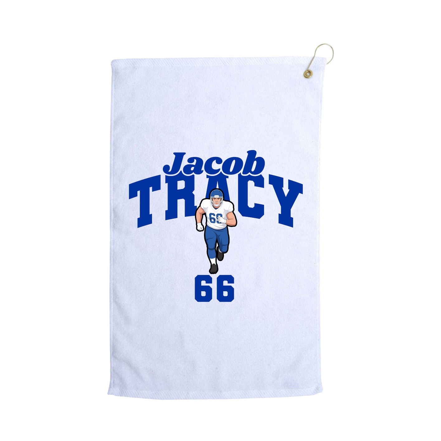 Golf Towel — Signature Arch in White
