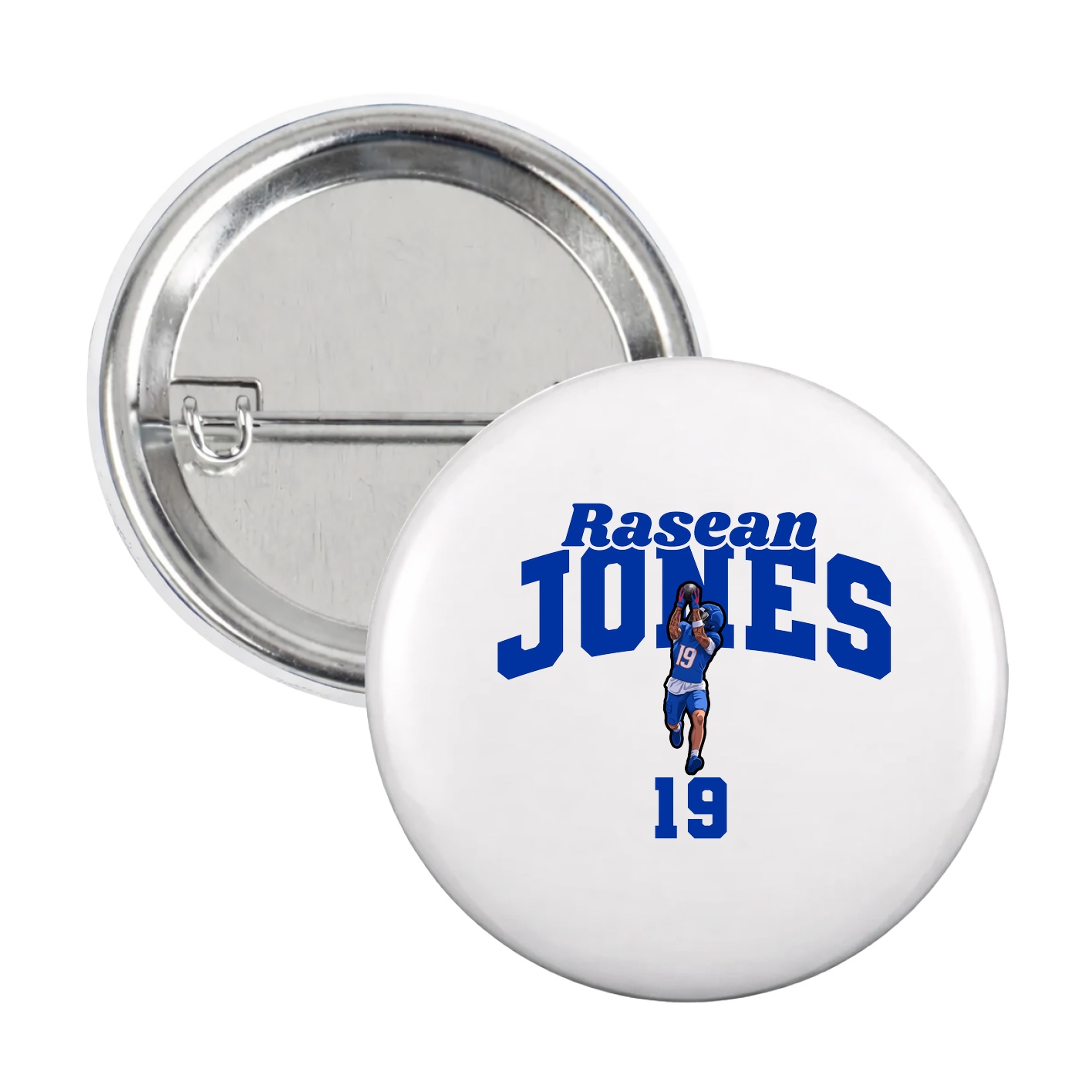Game Day Button — Signature Arch in White