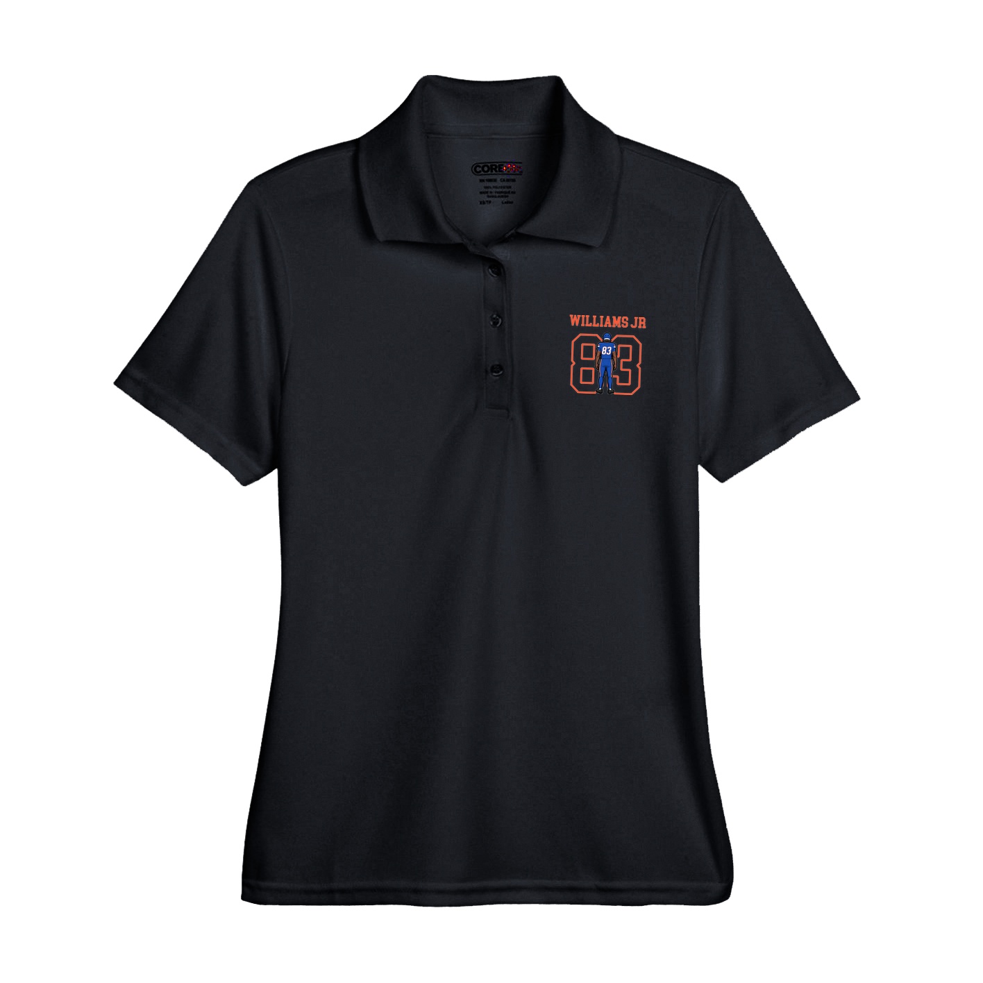 Womens Performance Polo — Shirsey in Black