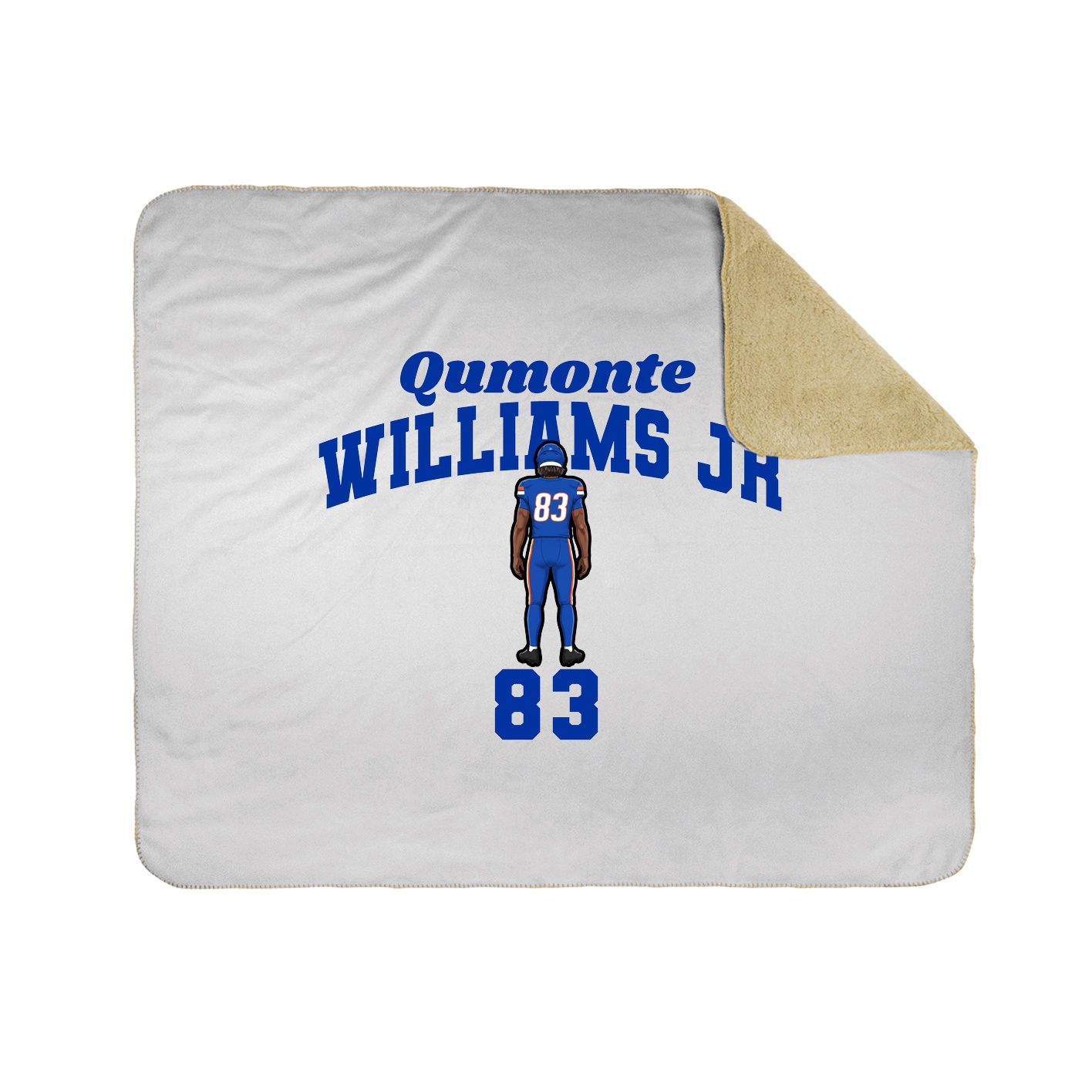 Throw Blanket — Signature Arch in White