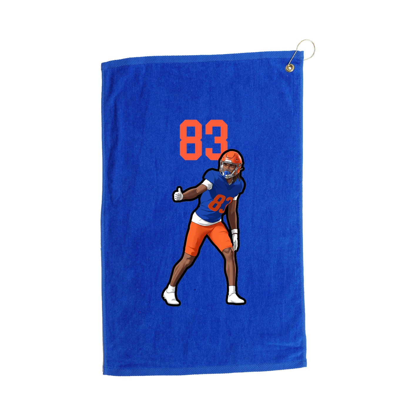 Golf Towel — Number Top in Royal