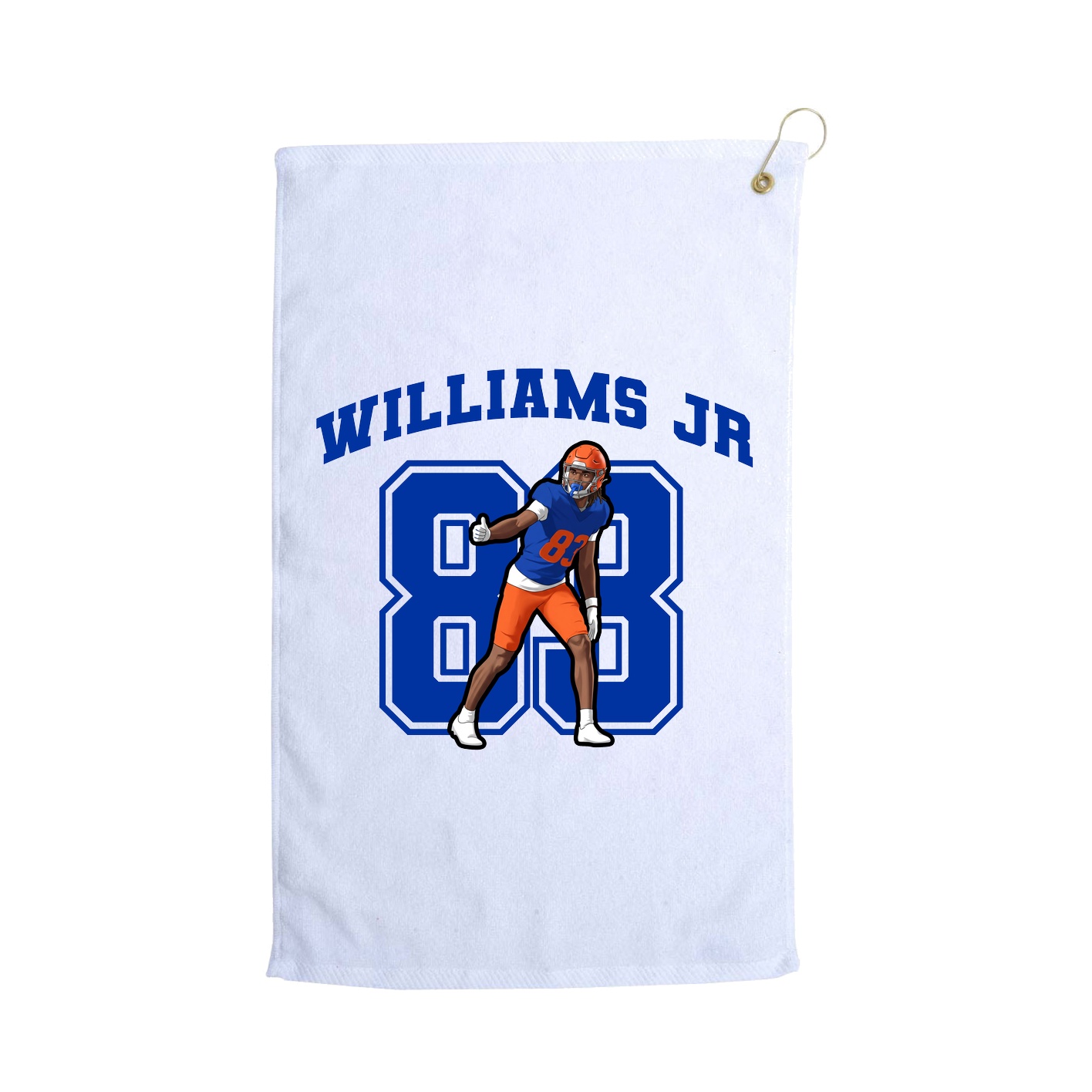 Golf Towel — Number in White