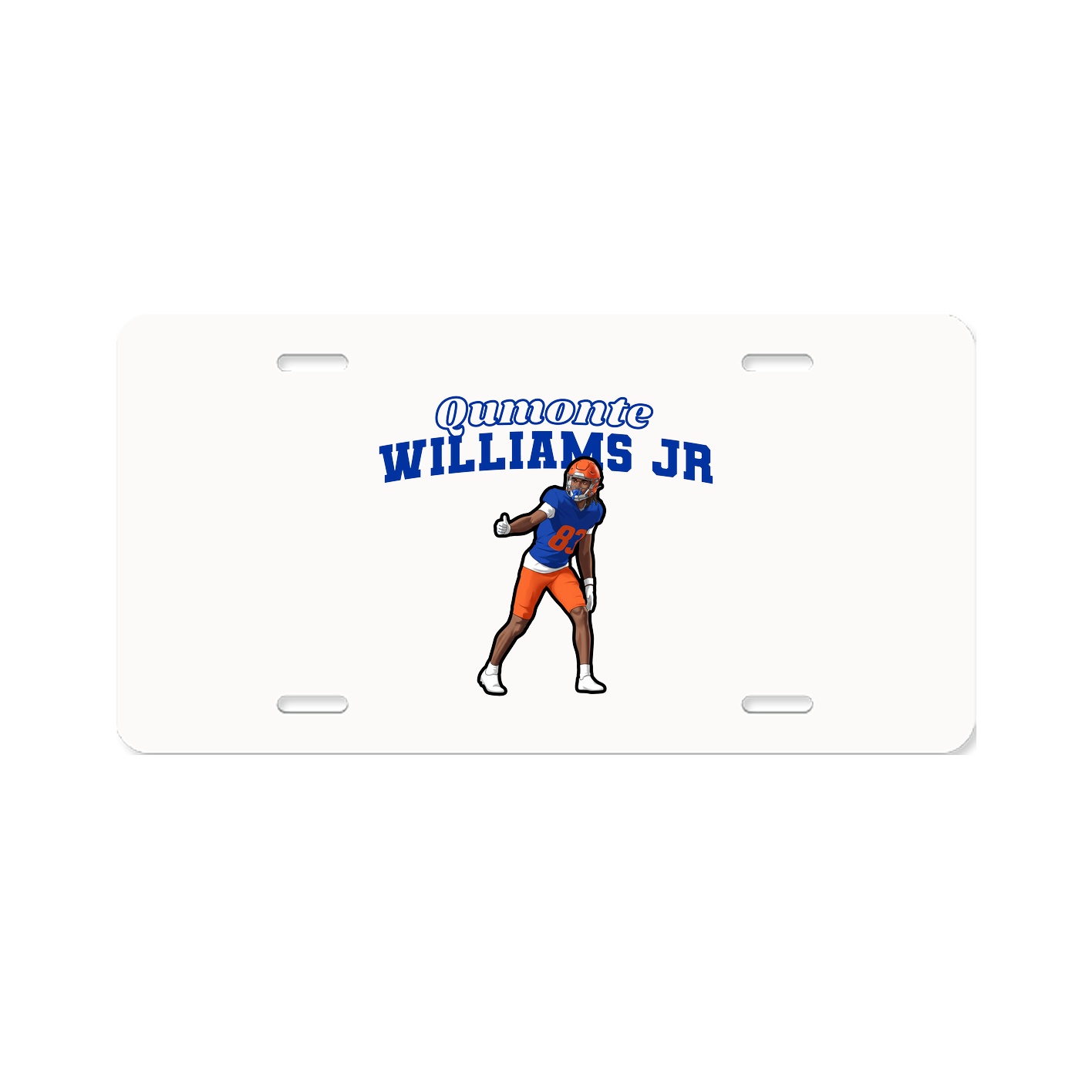 License Plate — Name Arch in Classic