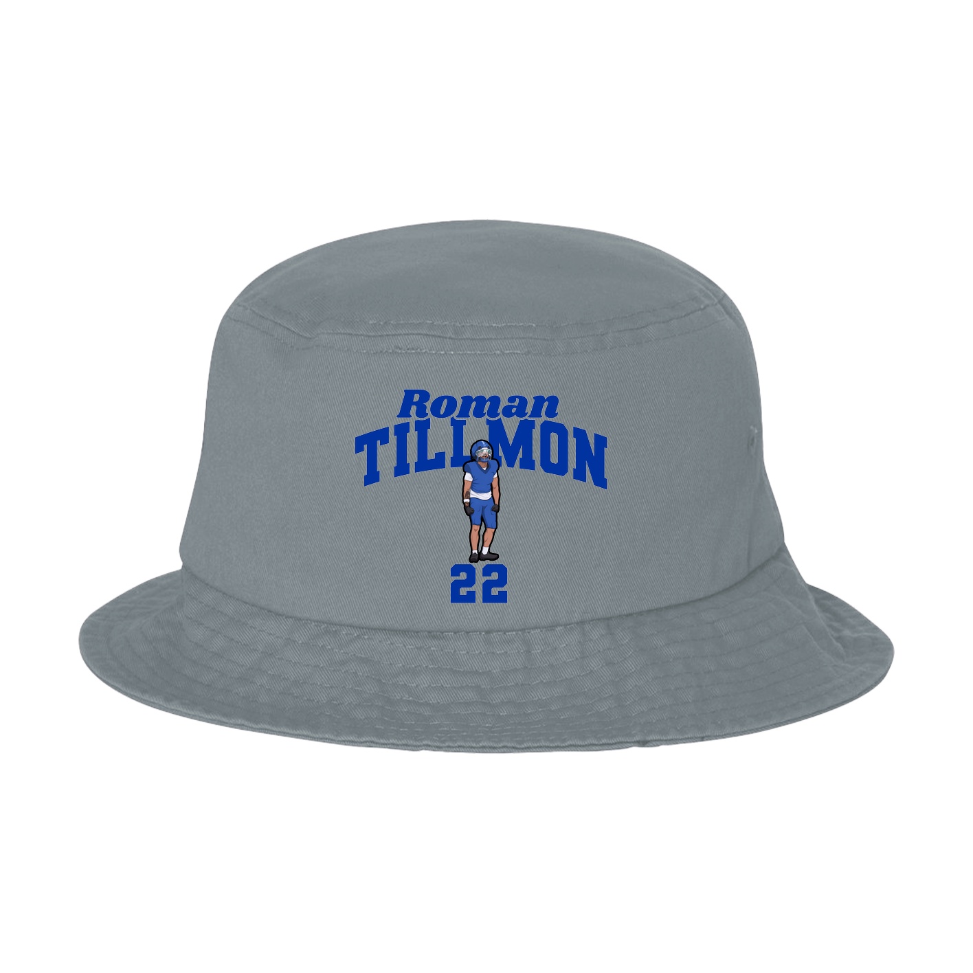 Bucket Cap — Signature Arch in Grey