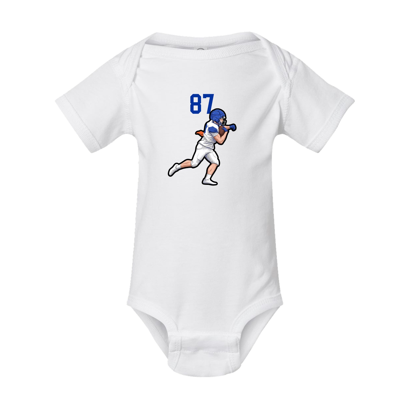 Baby Onesie — Number Top in White