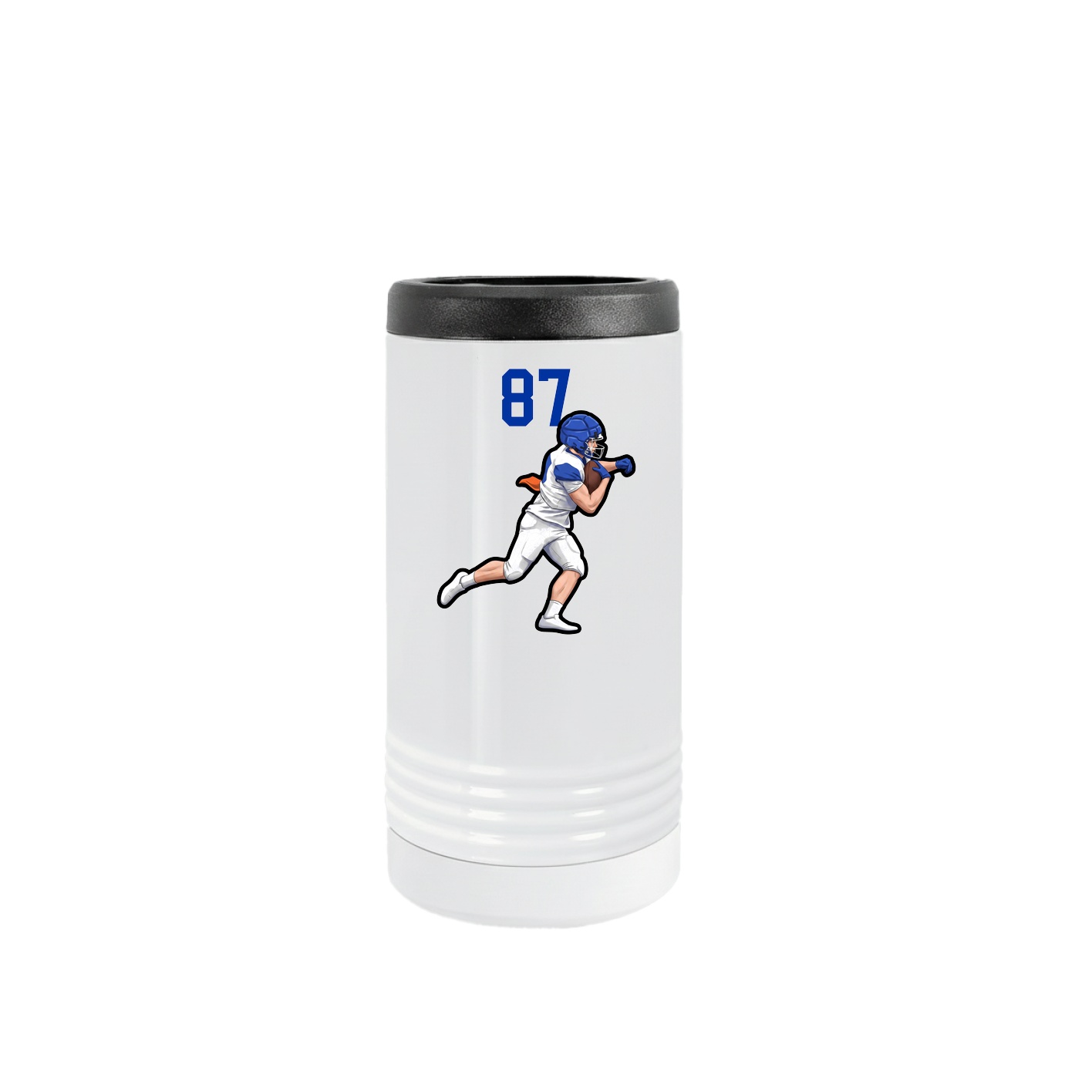 Slim Beverage Holder — Number Top in White