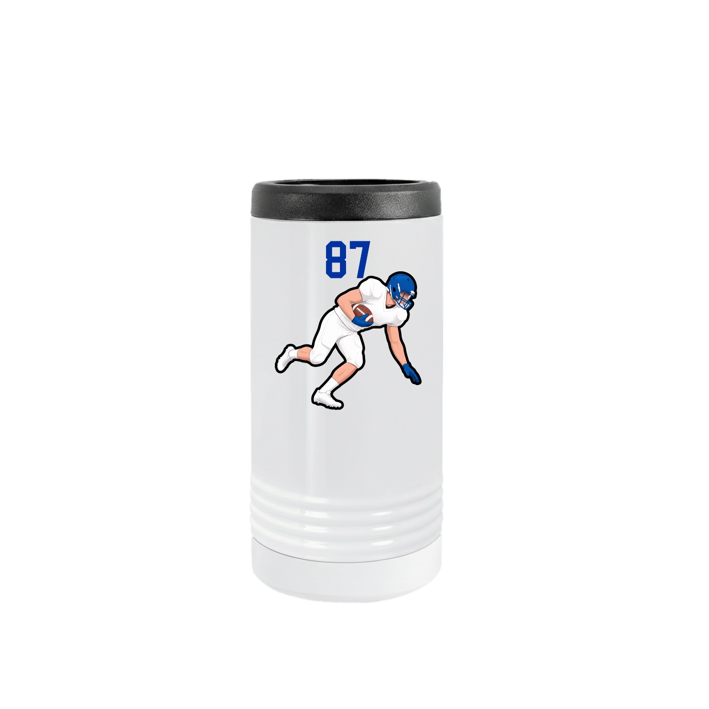 Slim Beverage Holder — Number Top in White