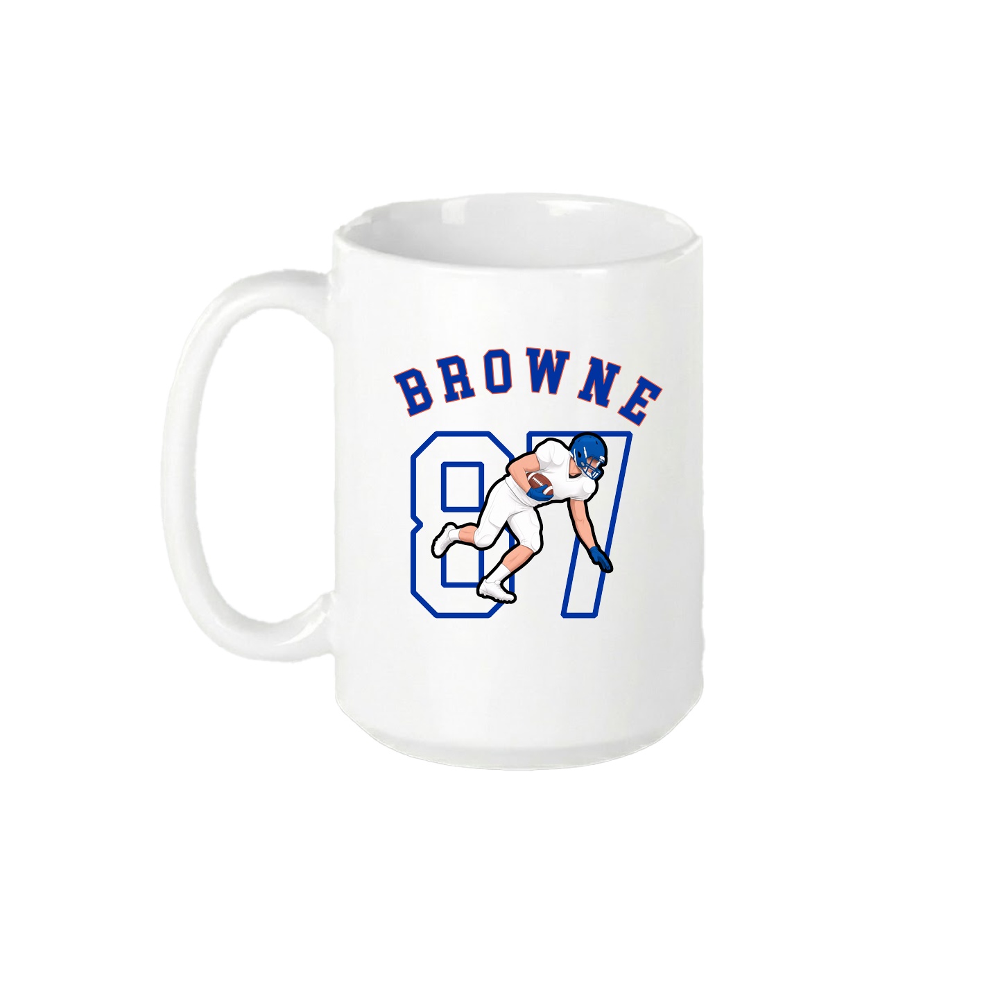 15oz Coffee Mug — Shirsey Arch in White