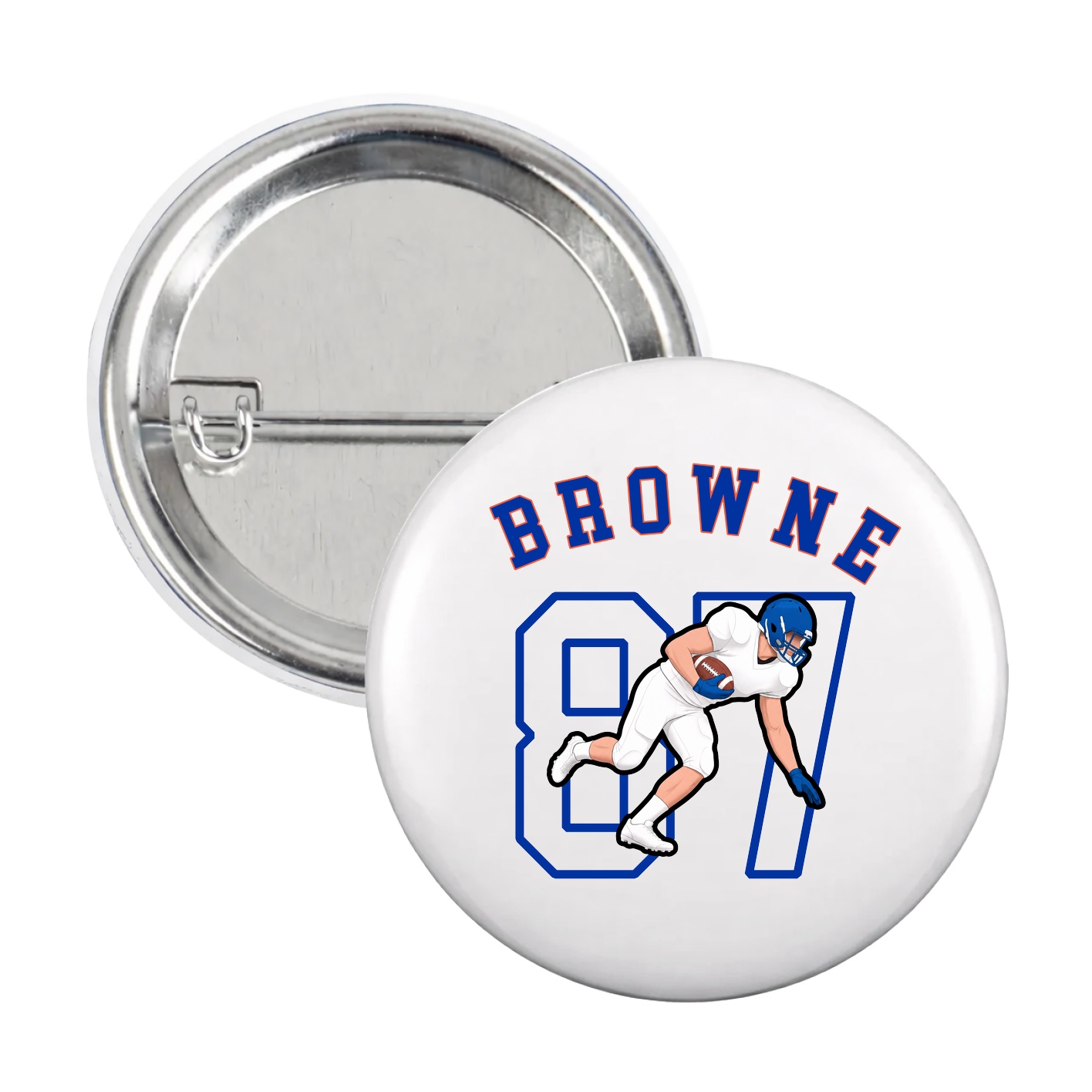 Game Day Button — Shirsey Arch in White