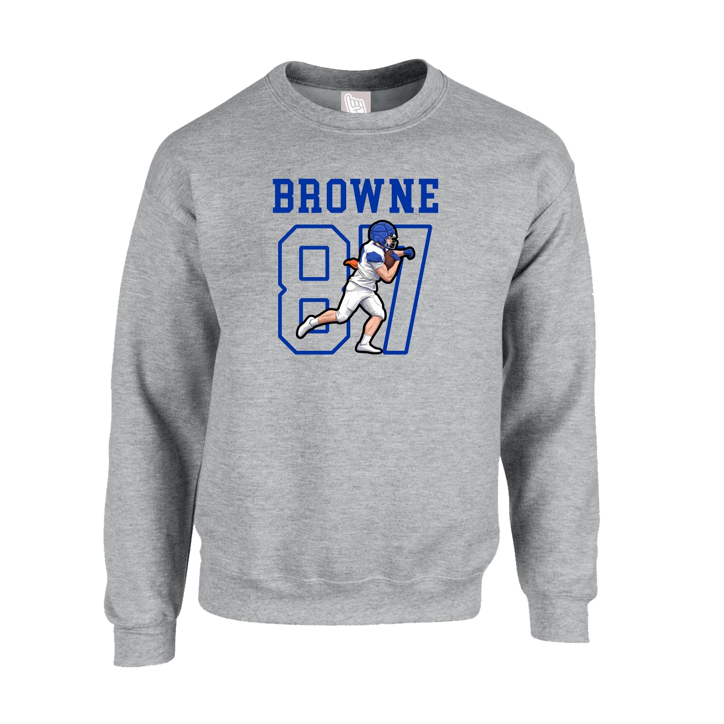 Fleece Crew — Shirsey in Grey