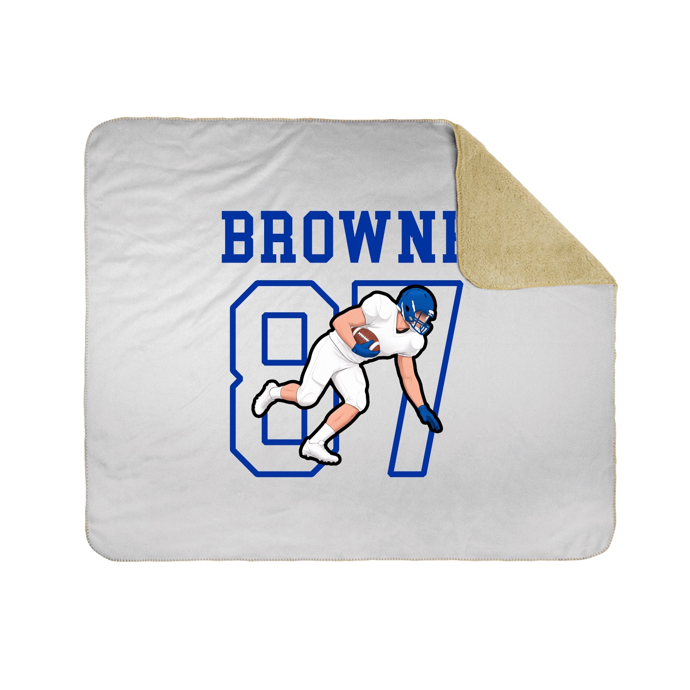 Throw Blanket — Shirsey in White