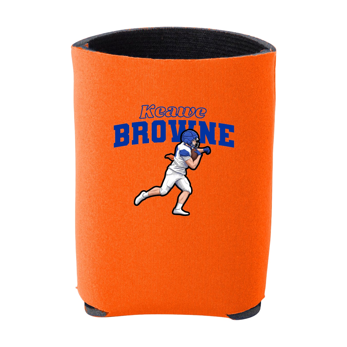 Can Holder — Name Arch in Orange