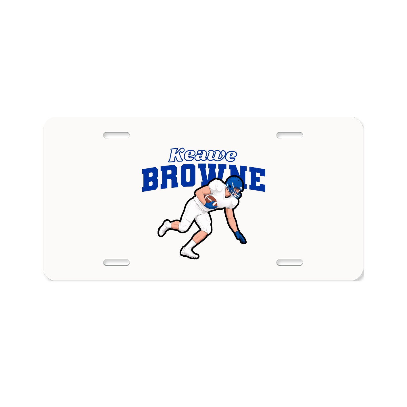 License Plate — Name Arch in Classic