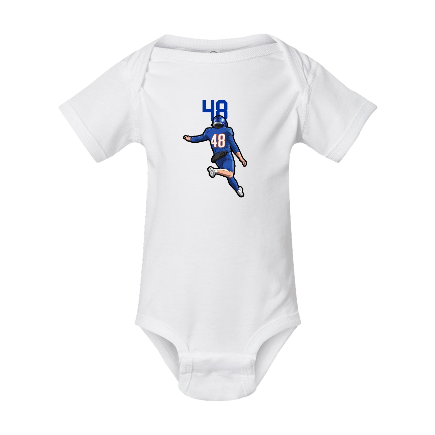Baby Onesie — Number Top in White