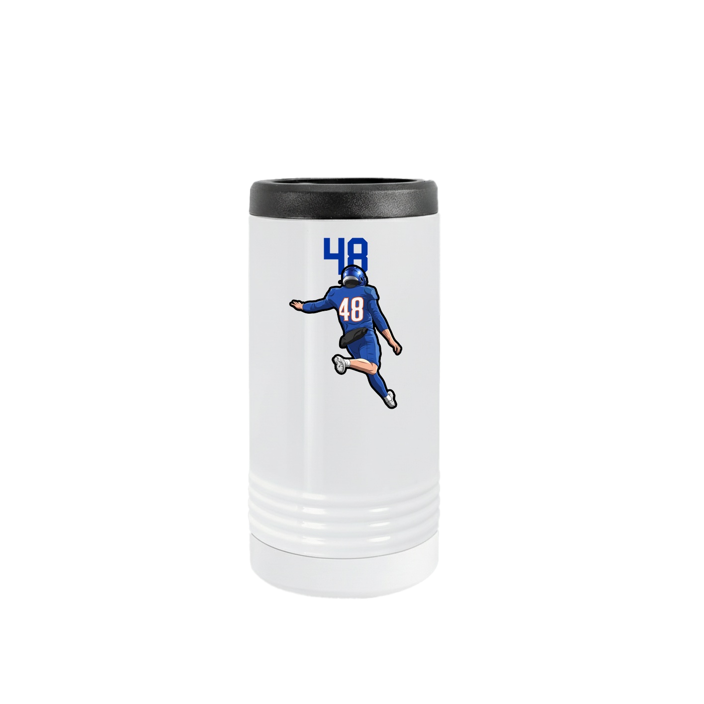 Slim Beverage Holder — Number Top in White