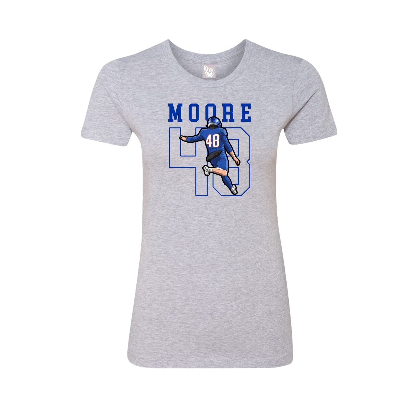 Fitted Women's Tee — Shirsey in Grey