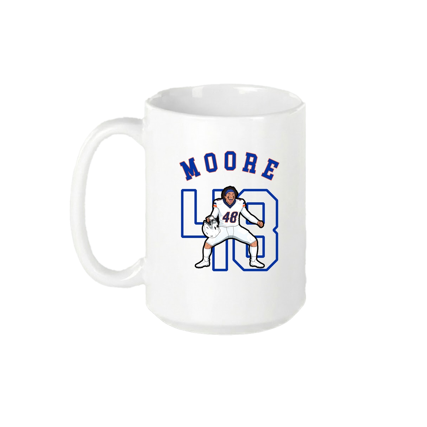 15oz Coffee Mug — Shirsey Arch in White