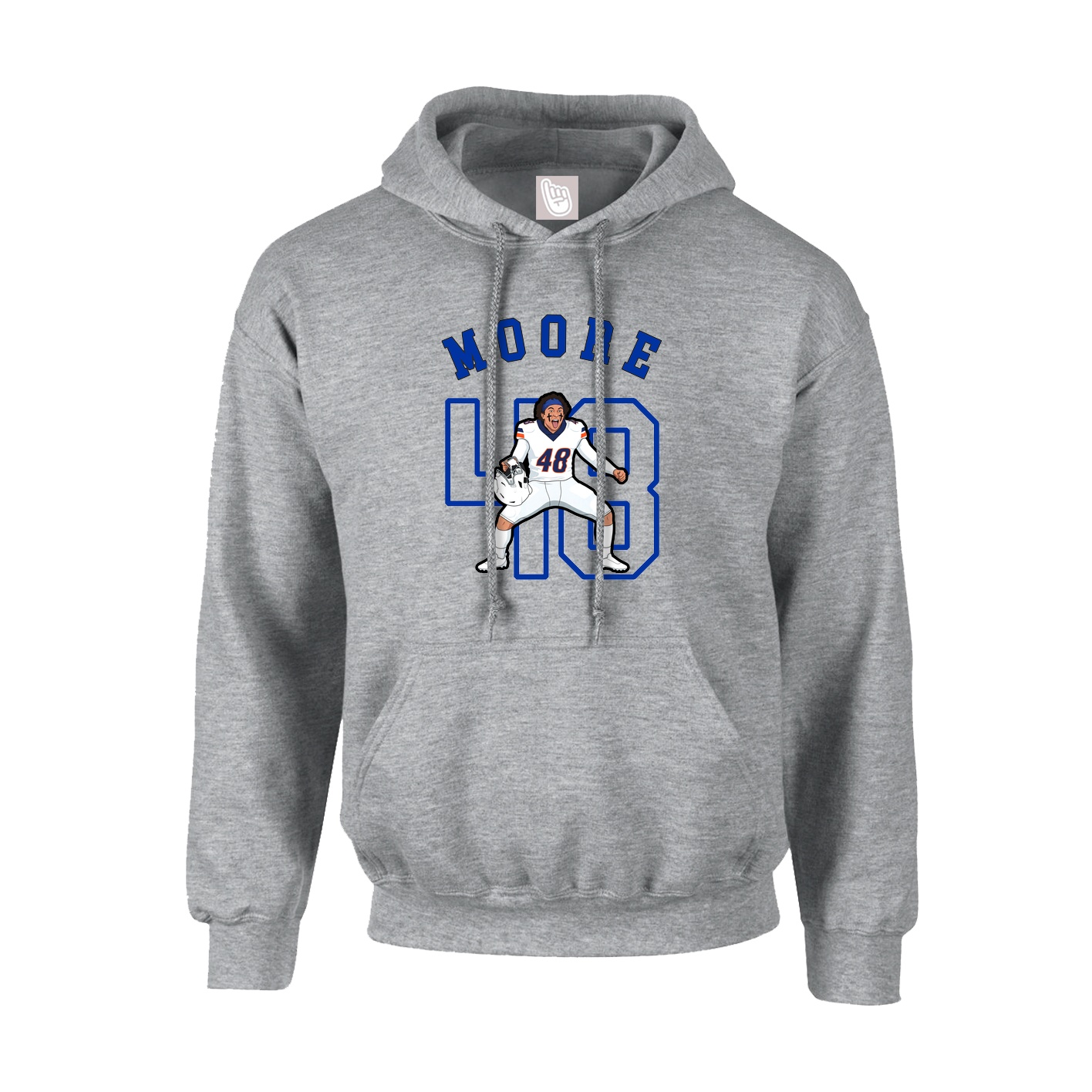 Youth Hoodie — Shirsey Arch in Grey