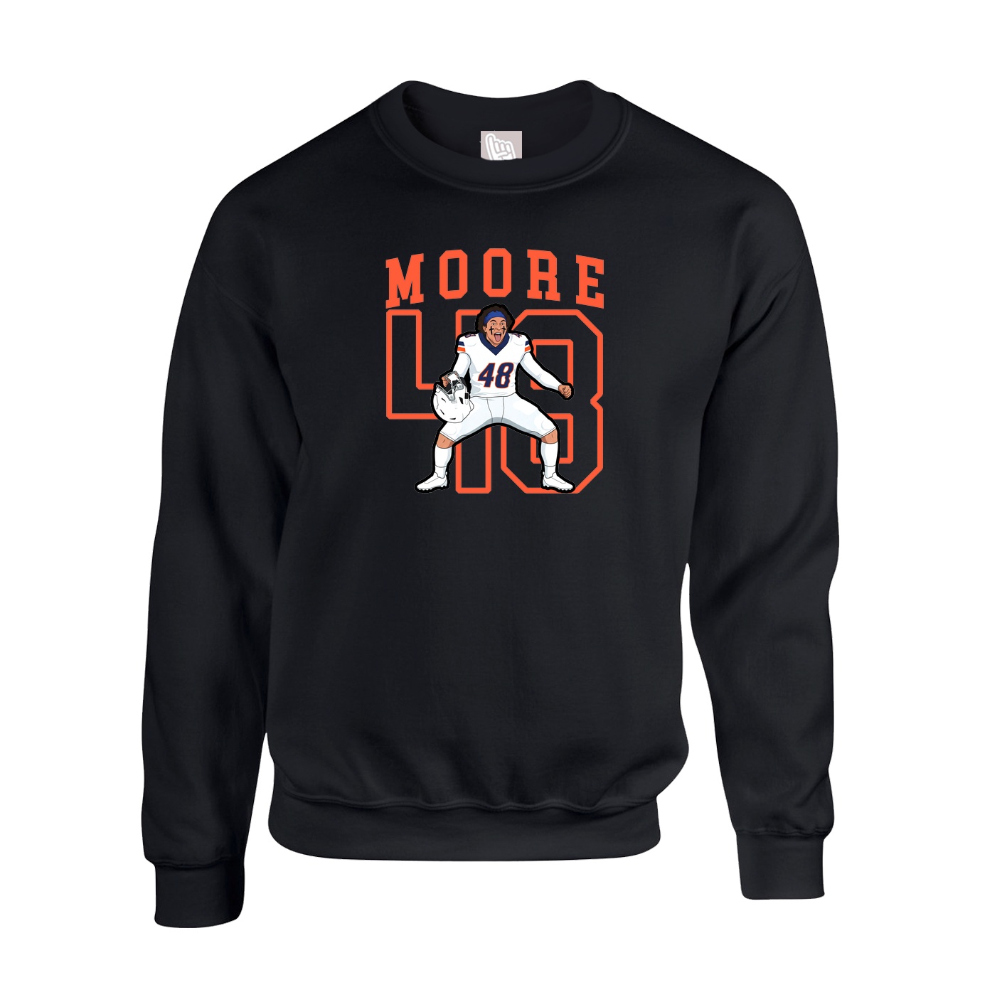 Fleece Crew — Shirsey in Black