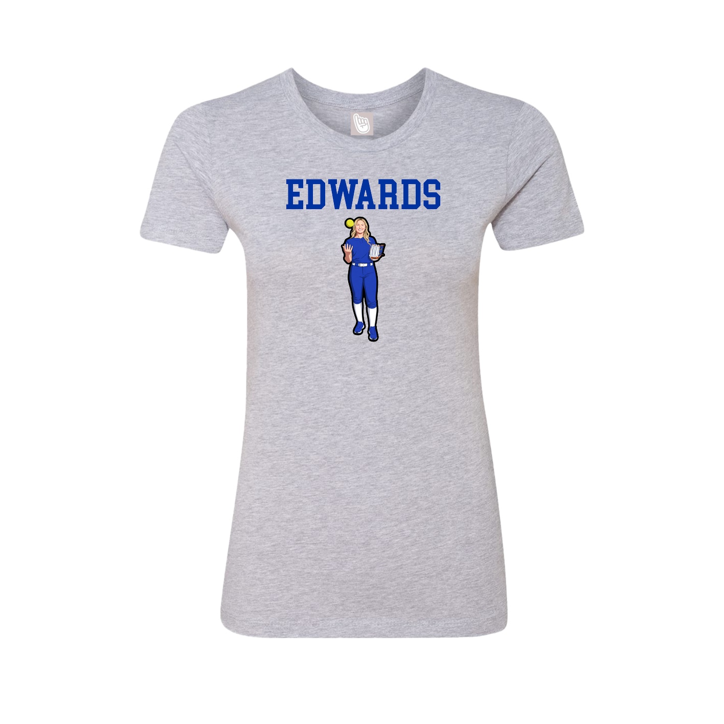 Fitted Women's Tee — Shirsey in Grey